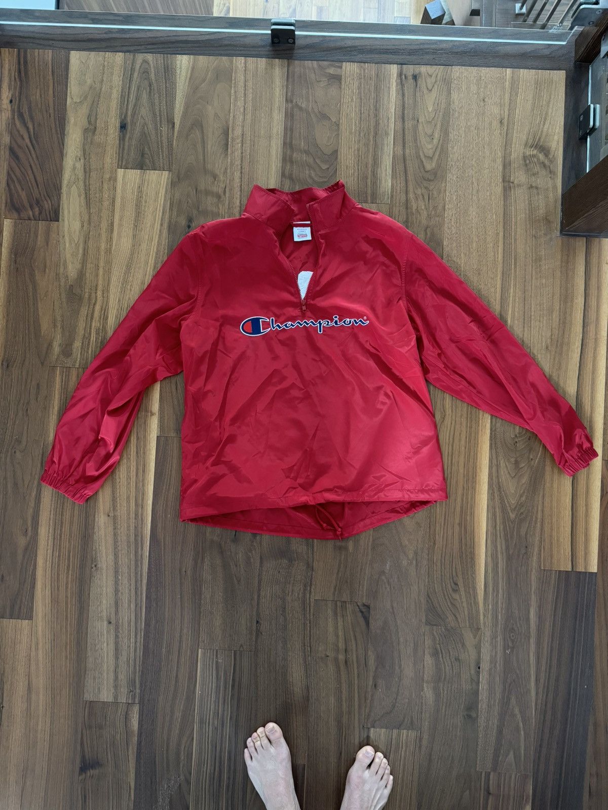 Champion Supreme Half Zip Pullover | Grailed