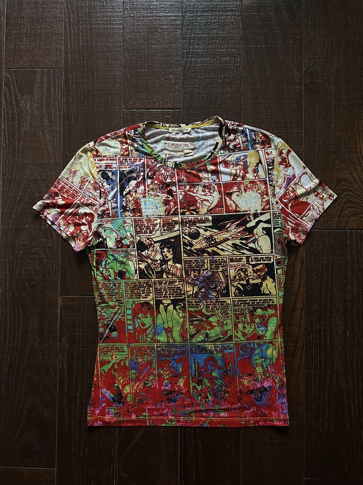 image of Jean Paul Gaultier Fall/winter 1995 Comic-Book T-Shirt, Men's (Size Large)