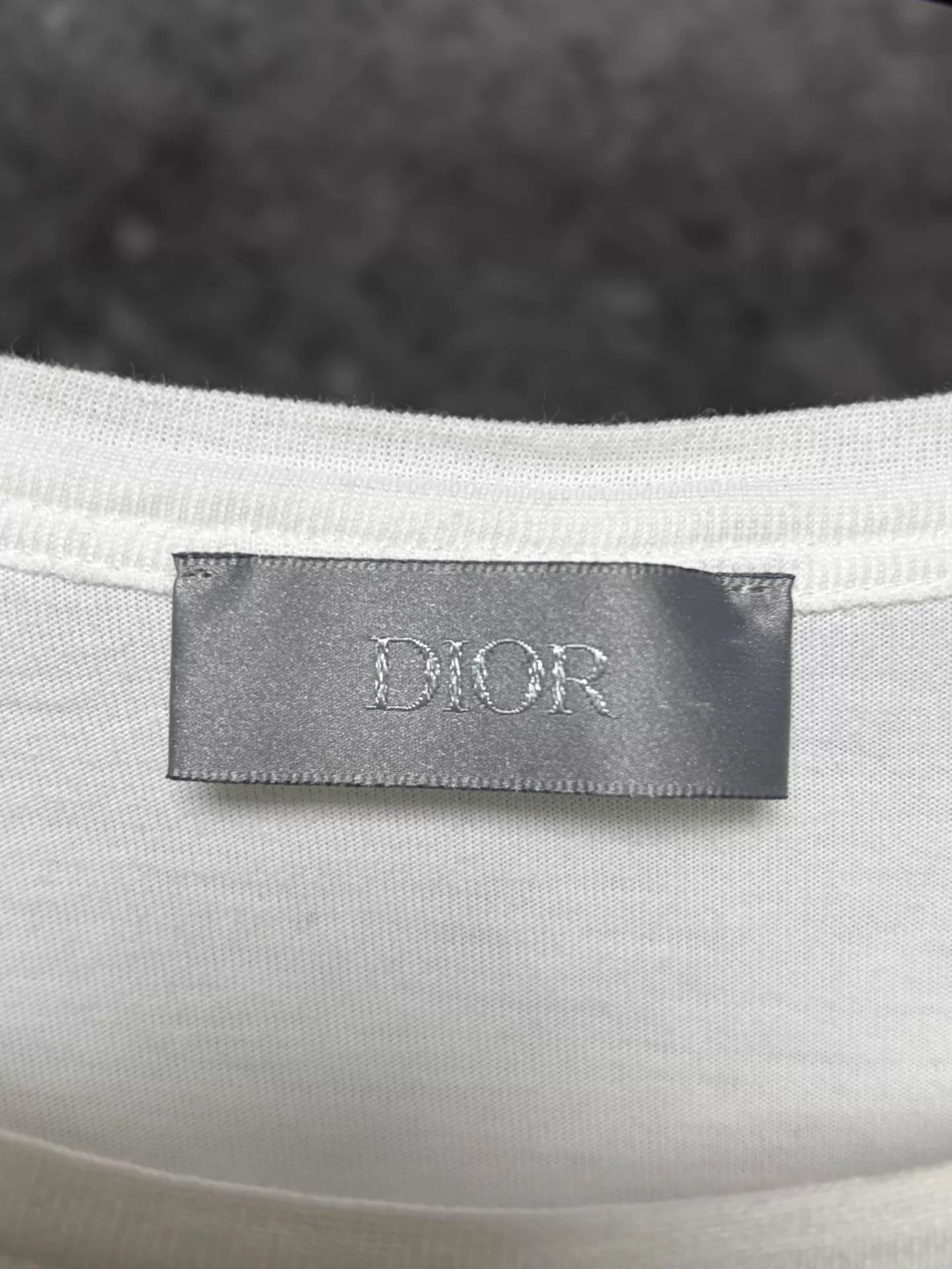 Dior Dior white short-sleeve T-shirt S CD embroidery Size S / US 4 / IT 40 - 3 Thumbnail