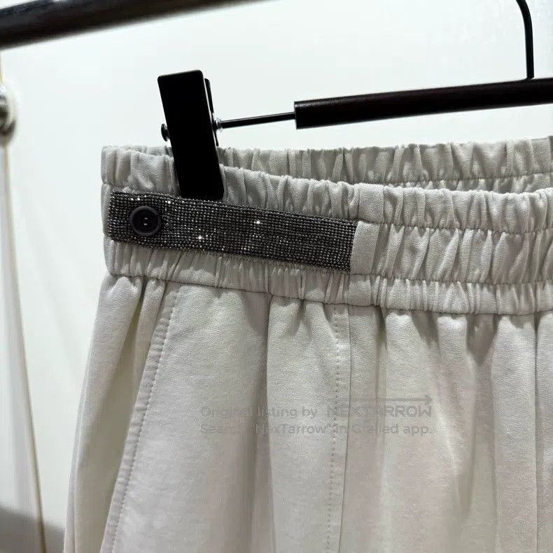 Brunello Cucinelli Brunello Cucinelli size M Studded Wide Leg Pants Size 26" / US 2 / IT 38 - 7 Thumbnail