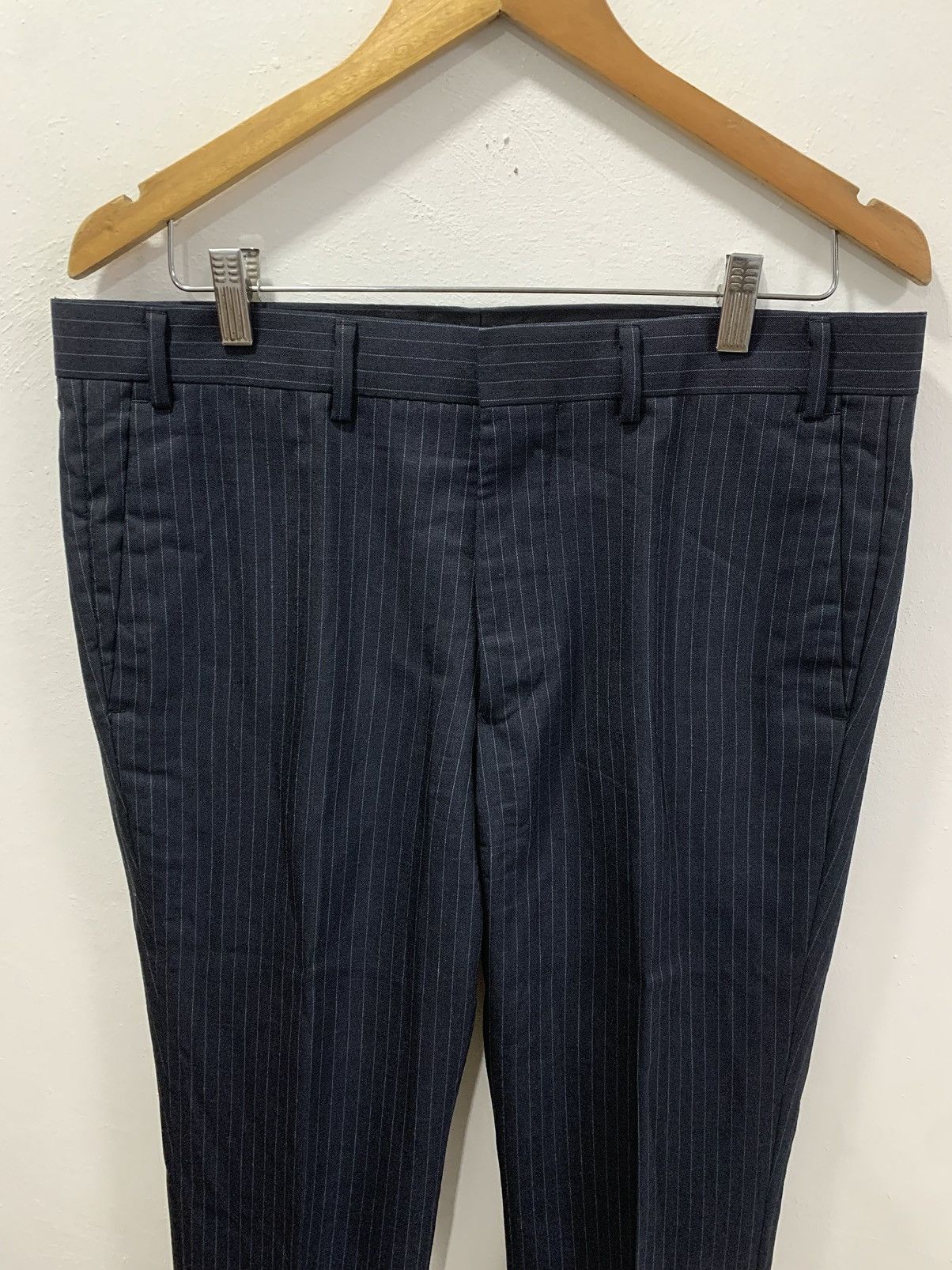 Vivienne Westwood VIVIENNE WESTWOOD MAN MOHAIR BLEND PINSTRIPE PANTS Size US 36 / EU 52 - 4 Thumbnail
