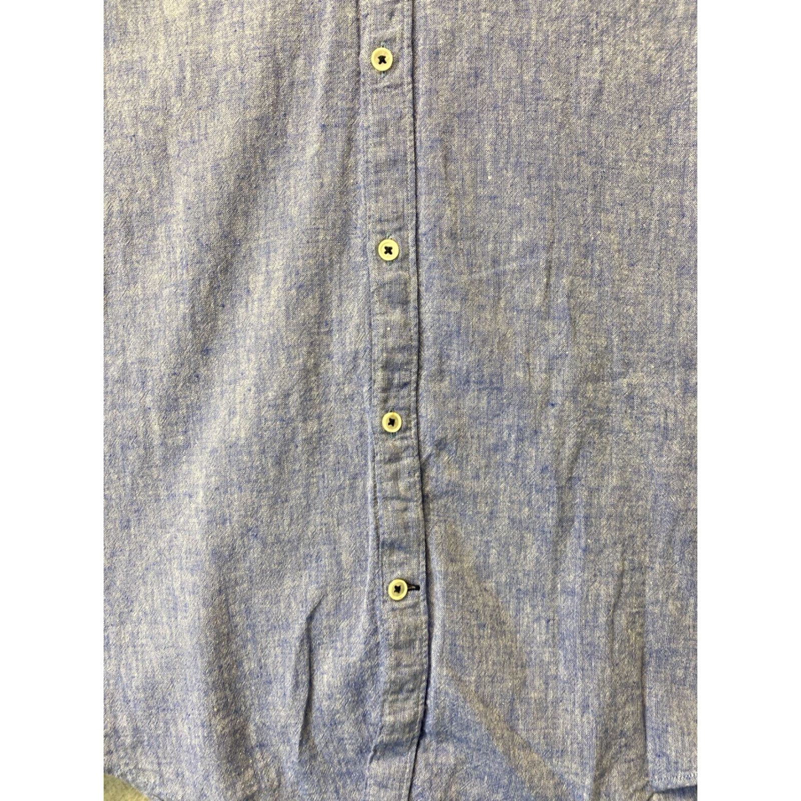 Zara Vintage Zara Men's Blue Cotton Long Sleeve Button-Down Shirt Small Regular Fit Mens Size US S / EU 44-46 / 1 - 3 Thumbnail