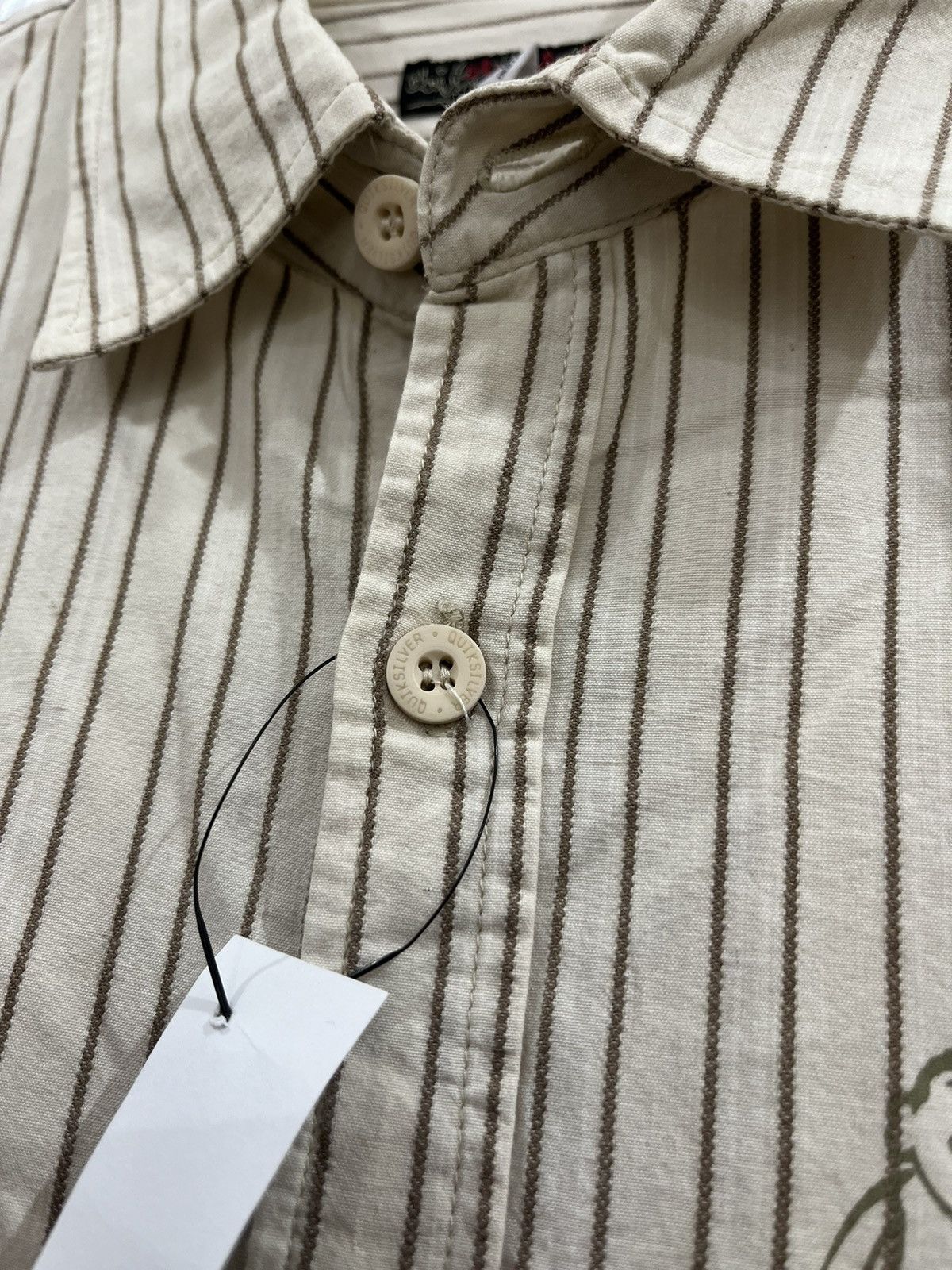 Quiksilver Vintage Quiksilver Stripe 1960 Button Up Shirt Size US L / EU 52-54 / 3 - 5 Thumbnail