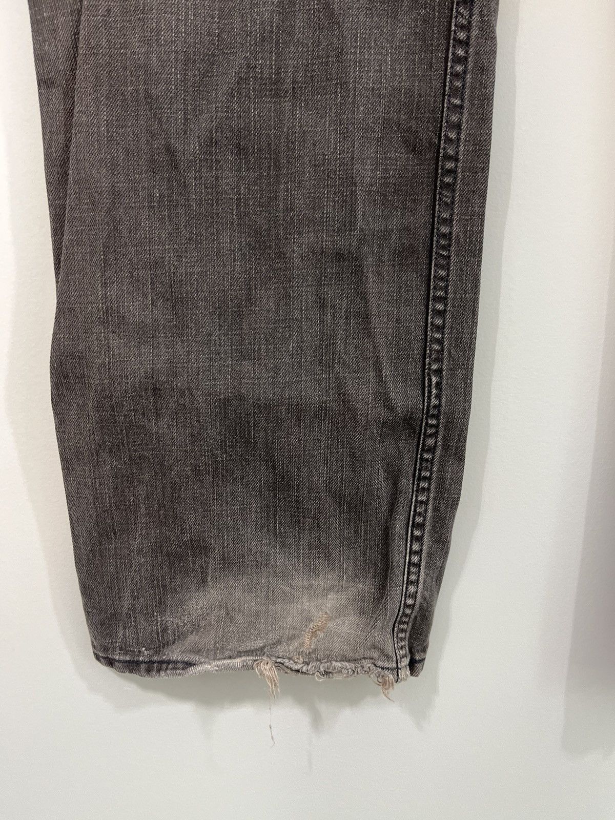 Levi's Sun Faded Levi 569 Distressed Thrashed Jeans Size US 38 / EU 54 - 15 Thumbnail