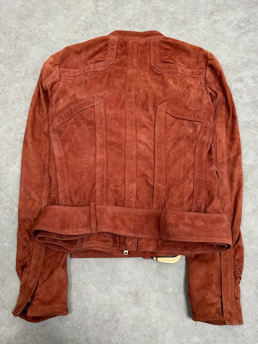 Gucci SS2004 Gucci Pink Suede Leather Jacket by Tom Ford Size M / US 6-8 / IT 42-44 - 8 Thumbnail