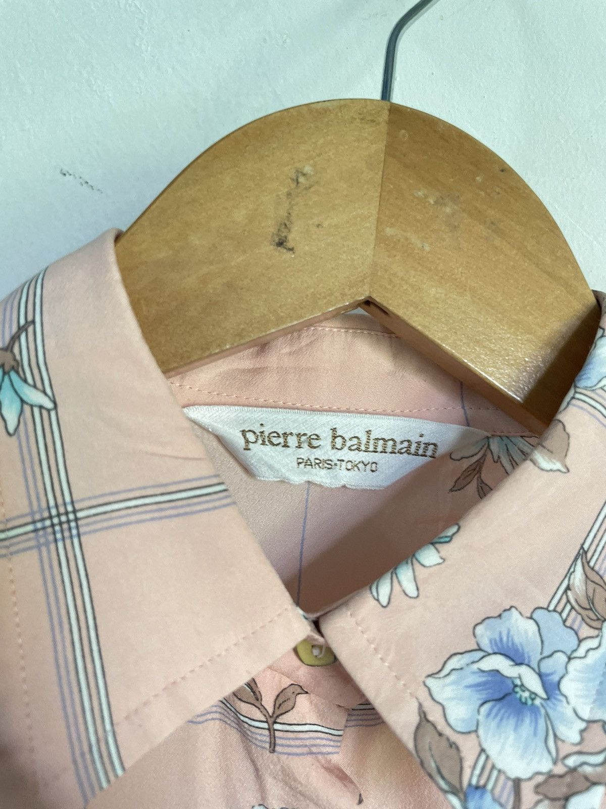 Balmain × Pierre Balmain Vintage Pierre Balmain tokyo Floral Blouse Size S / US 4 / IT 40 - 6 Thumbnail