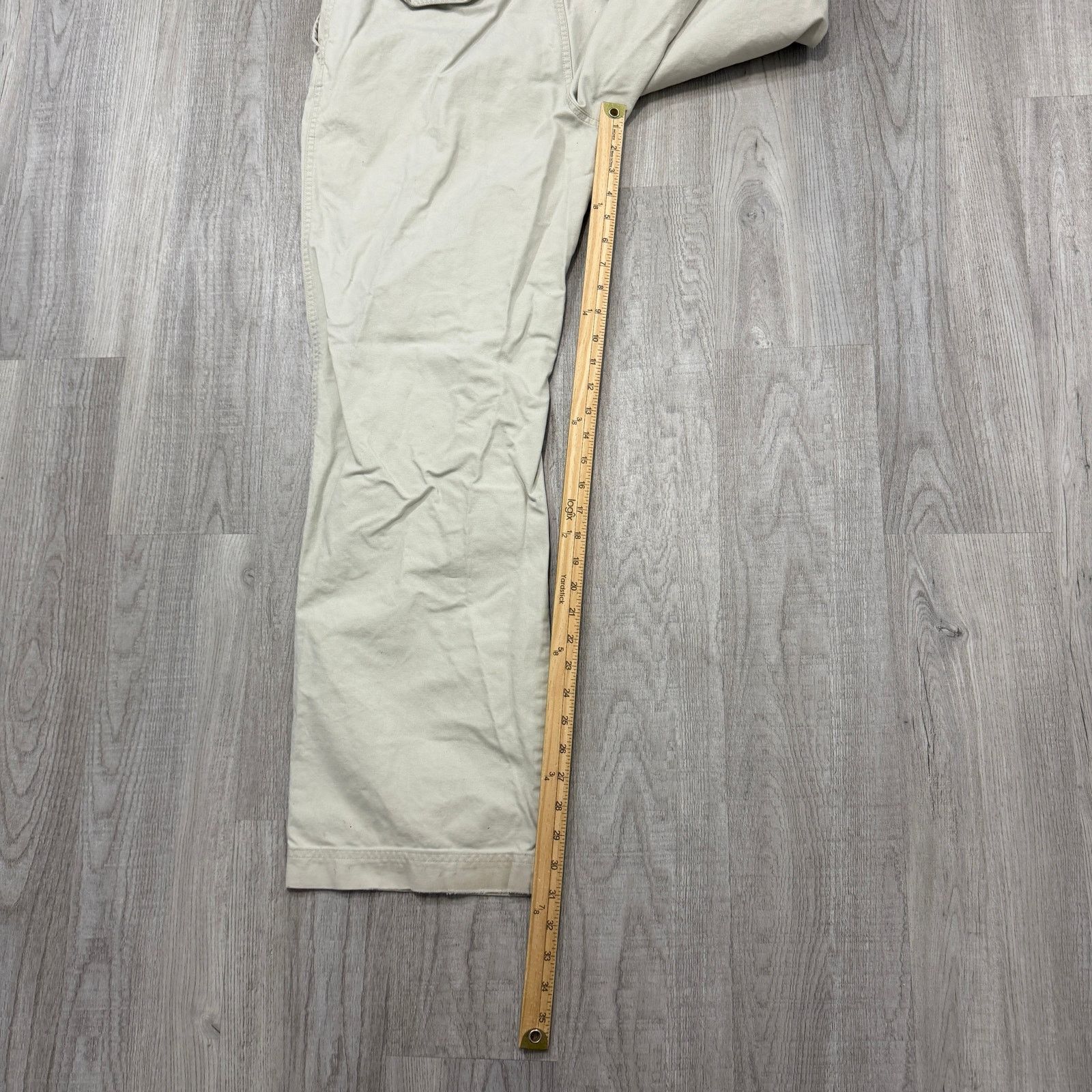 Tommy Hilfiger Vintage Tommy Hilfiger Pants Men's 33x32 Ivory Straight Size US 33 - 12 Thumbnail