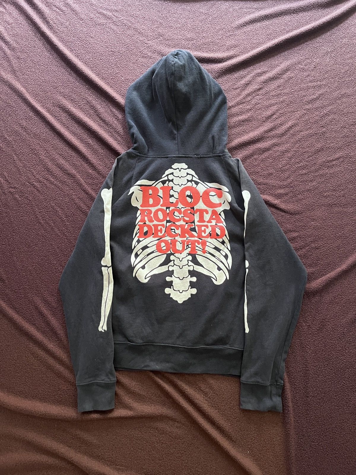 Japanese Brand Japanese skeleton Bloc Fullzipper Size US S / EU 44-46 / 1 - 3 Thumbnail