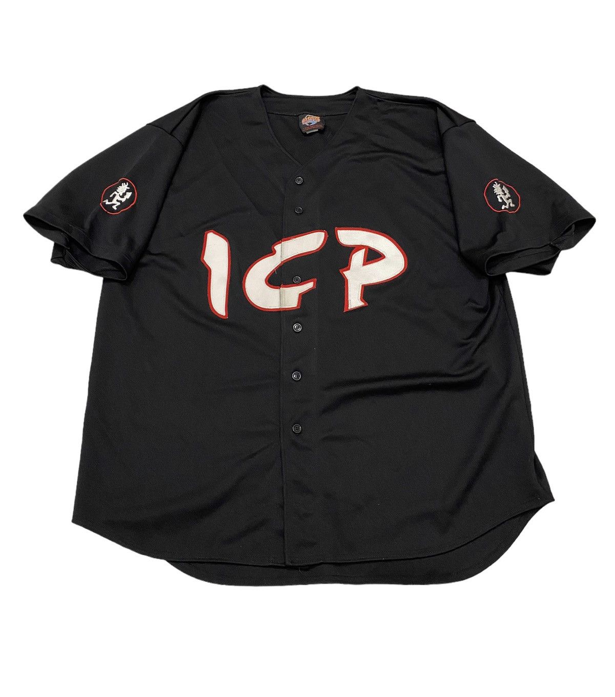 image of Band Tees x Jersey Vintage Icp Psychopathic Records Hatchetman Icp 01 Jersey in Black (Size 2XL)