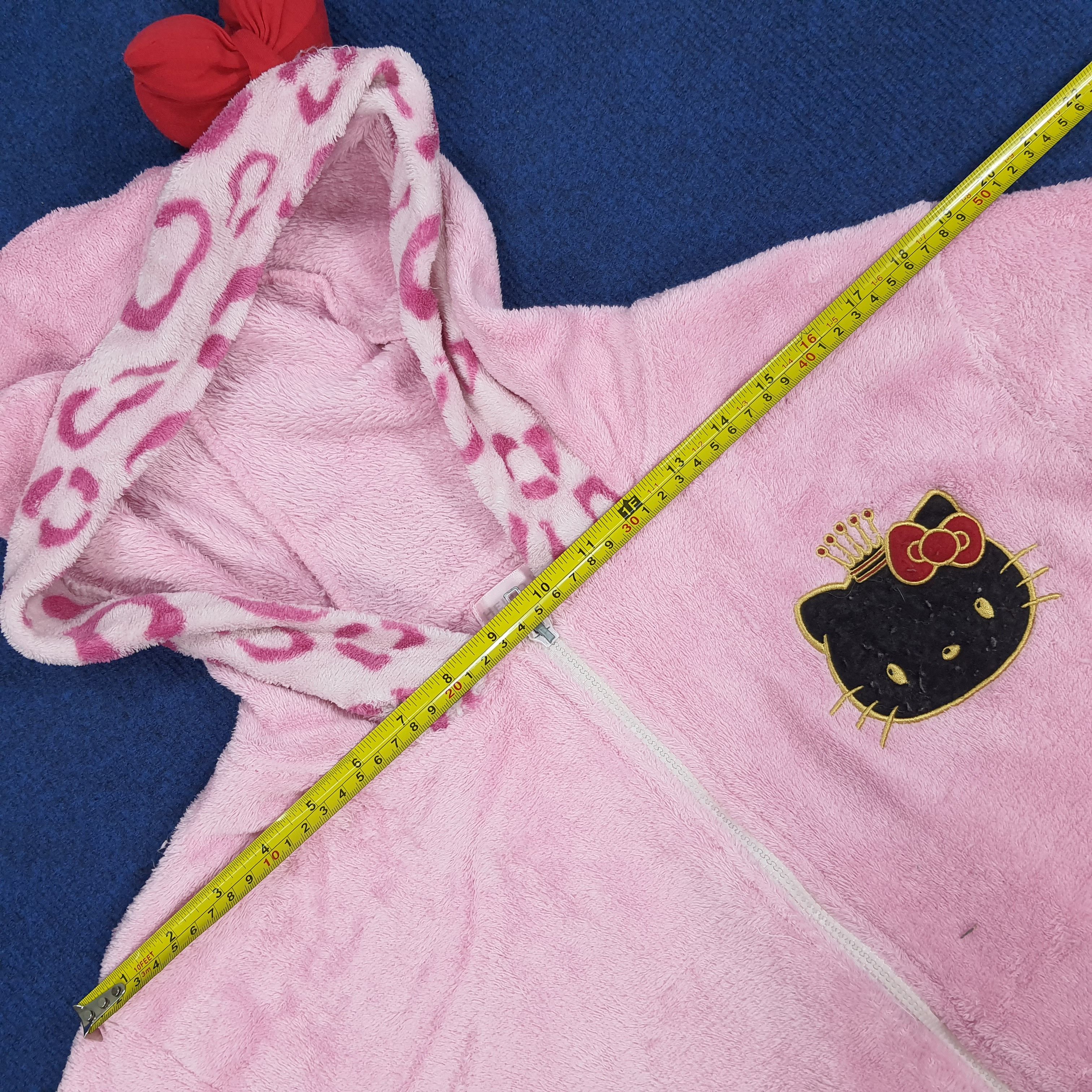 Japanese Brand × Vintage Vintage Hello Kitty Japanese Brand Zipper Fleece Hoodie Size S / US 4 / IT 40 - 10 Thumbnail