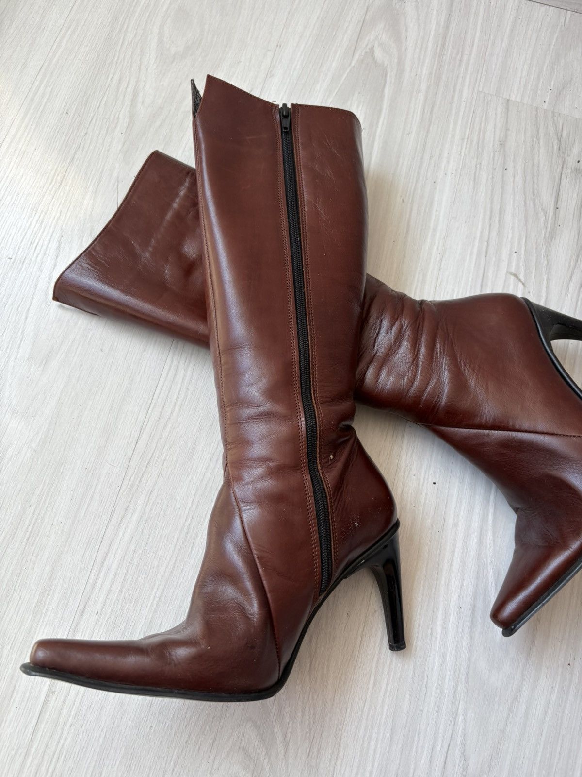 Vintage y2k leather boots Size US 6.5 / IT 36.5 - 18 Thumbnail