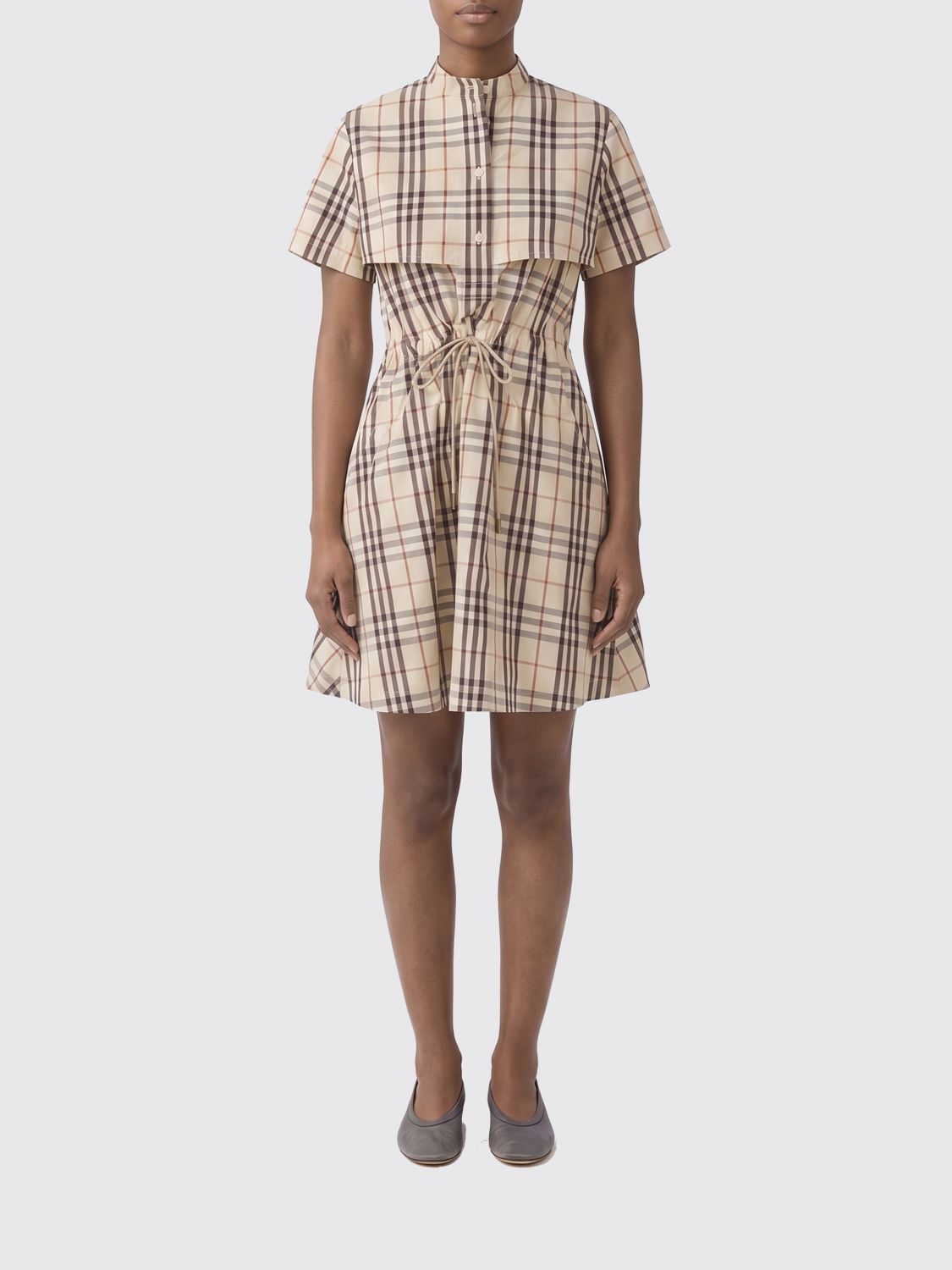 Burberry Burberry Dress Woman Beige Size M / US 6-8 / IT 42-44 - 1 Thumbnail
