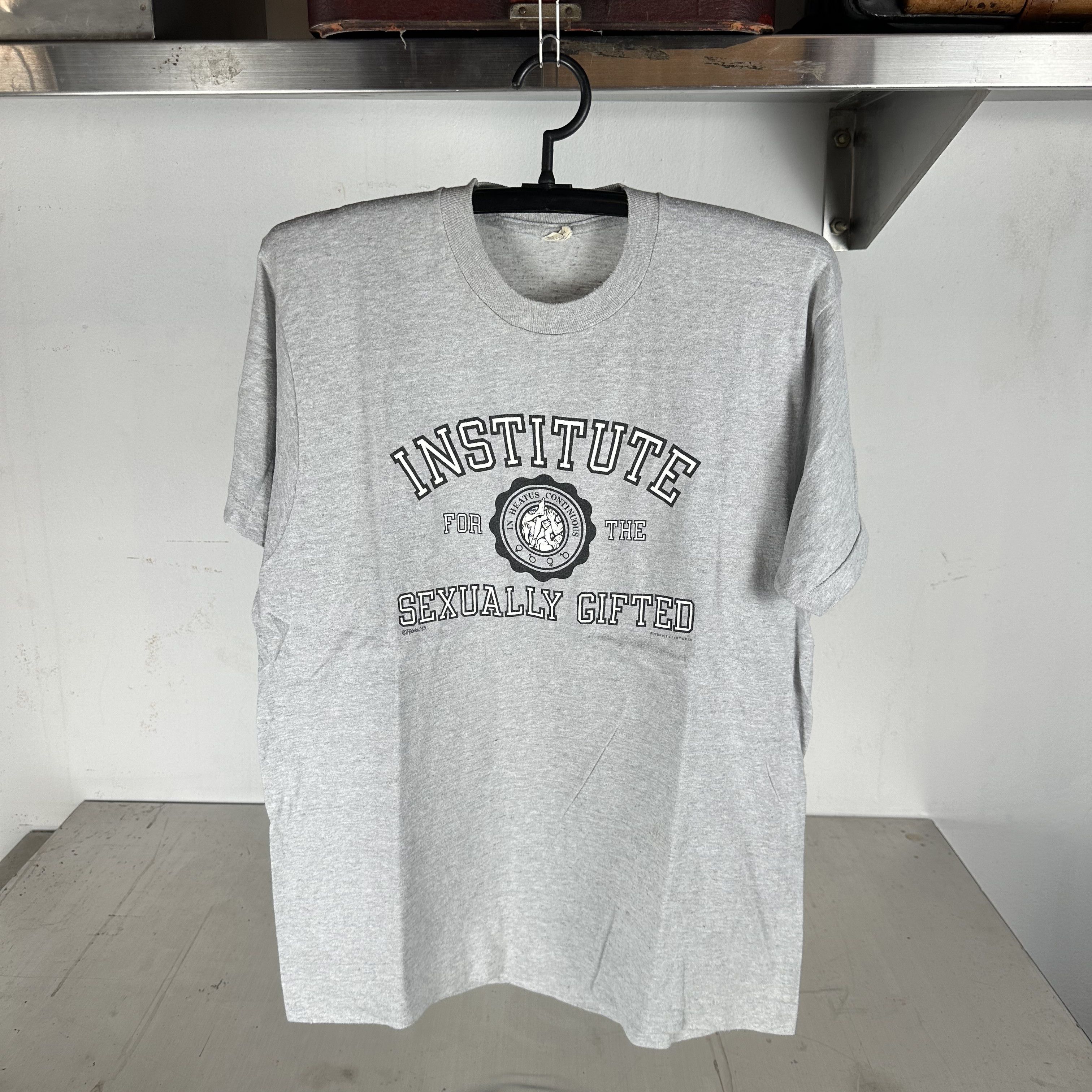 Vintage Vintage 1985 Institute For The Sexually Gifted Humor T-Shirt Size US L / EU 52-54 / 3 - 1 Thumbnail