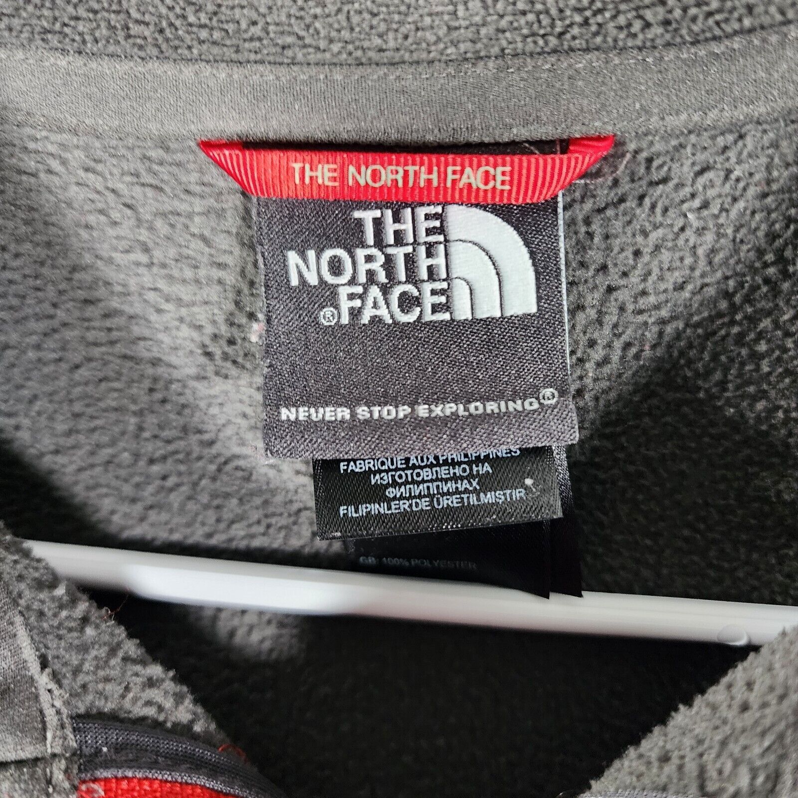 The North Face The North Face Jacket Mens XL Gray Fleece Pullover Polartec Size US XL / EU 56 / 4 - 4 Thumbnail