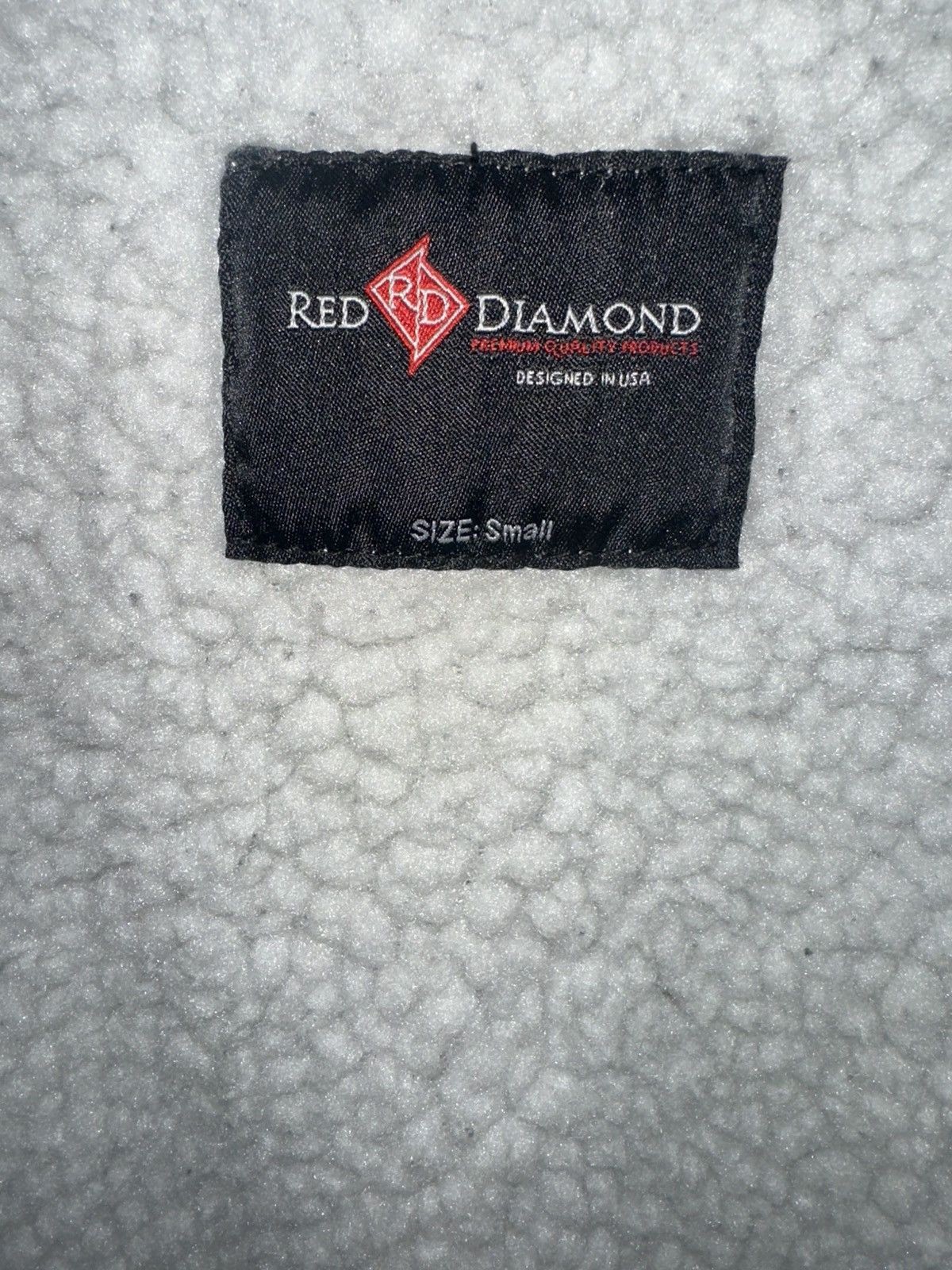 Other Red Diamond Sherpa-Lined Denim Trucker Jacket - Small Size S / US 4 / IT 40 - 4 Thumbnail