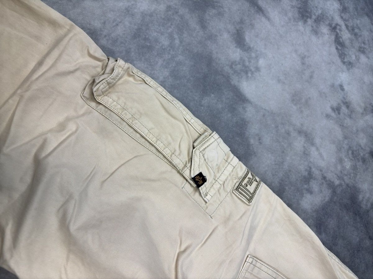 Alpha Industries Vintage Alpha Industries Cargo Bondage Pants Military 90’s Size US 32 / EU 48 - 8 Thumbnail
