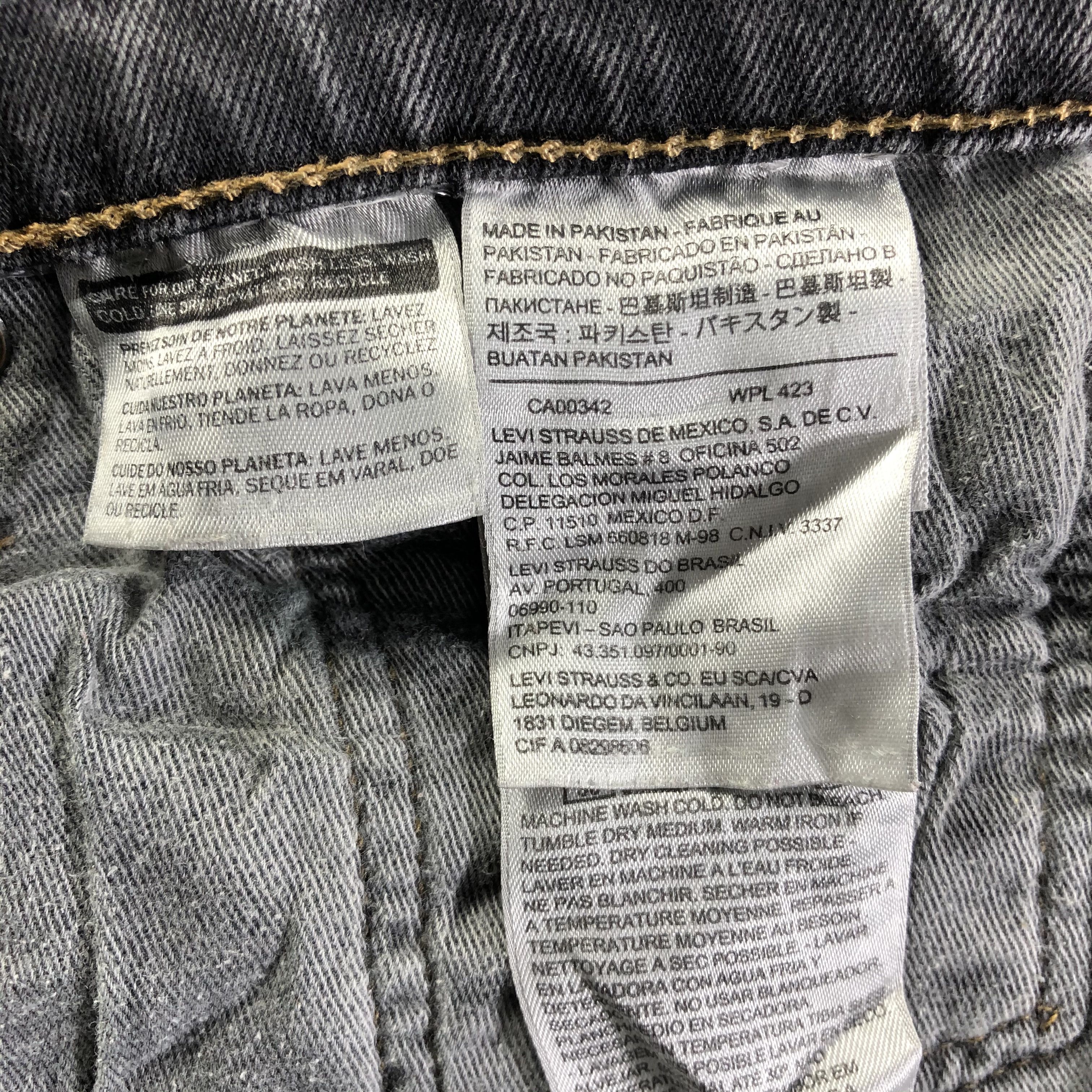 Levi's Vintage Levis 522 Jeans-J4266 Size US 33 - 9 Thumbnail