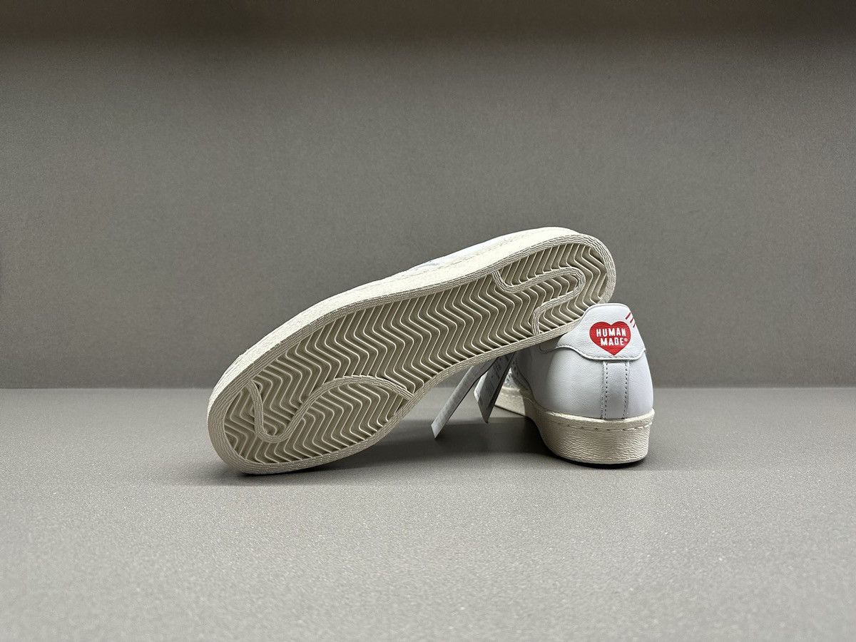 Adidas × Pharrell Adidas Superstar Human Made White Size US 10.5 / EU 43-44 - 8 Thumbnail