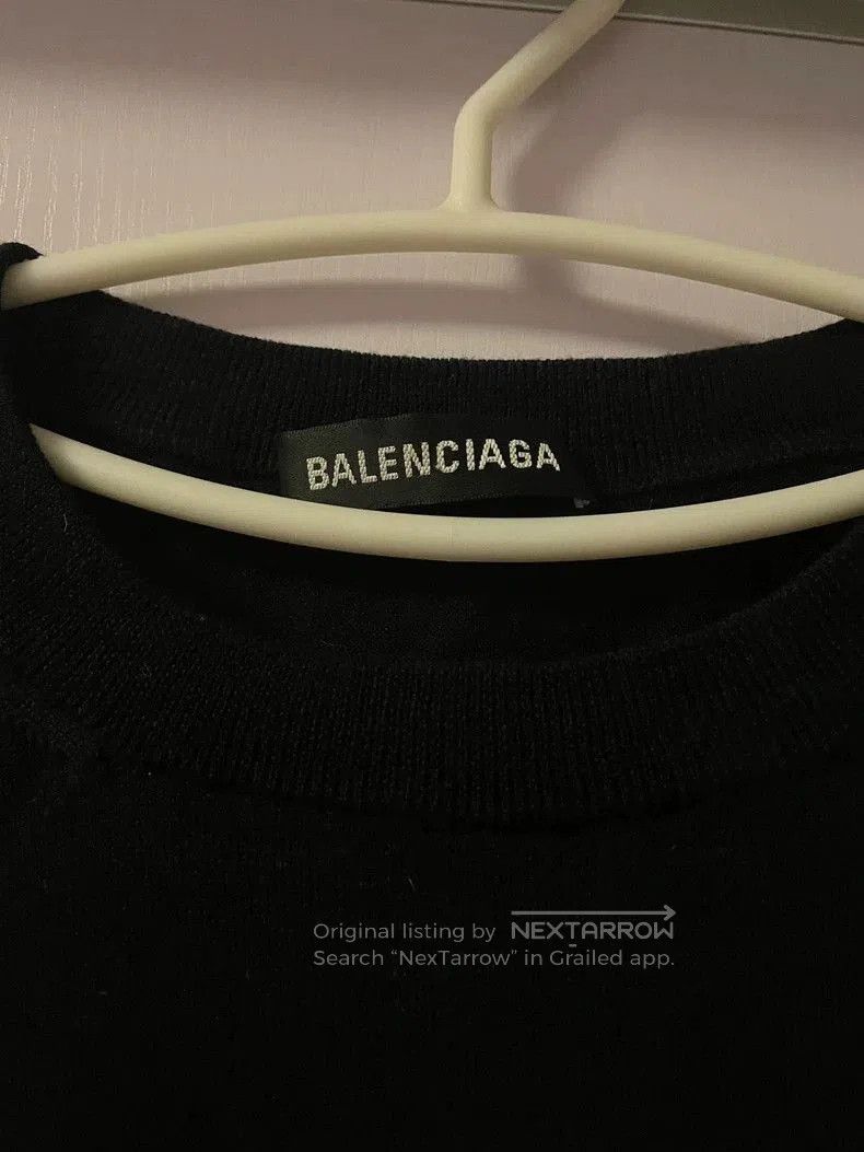 Balenciaga Balenciaga Black Wool Sweater Unisex. Size US M / EU 48-50 / 2 - 4 Thumbnail