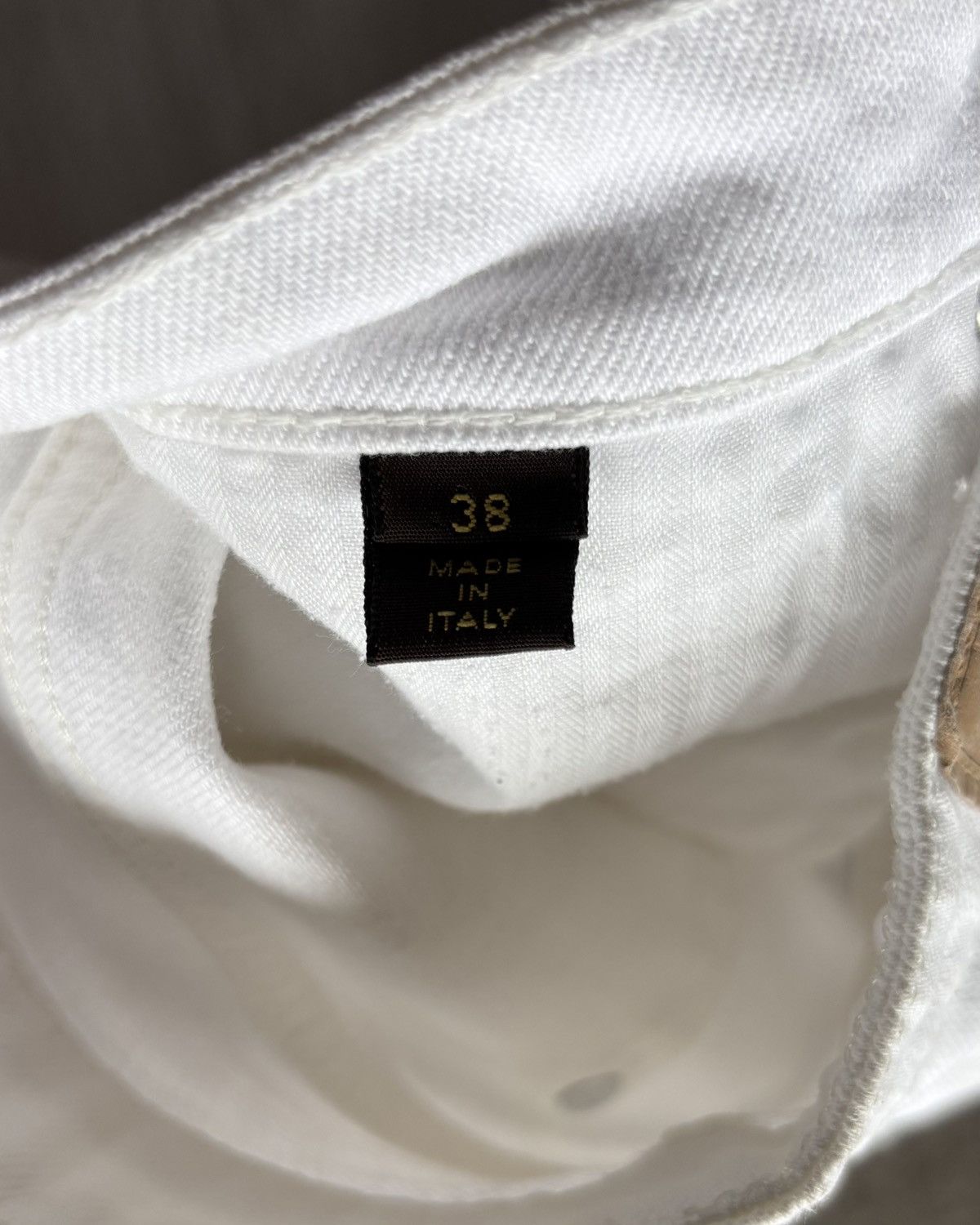 Louis Vuitton Louis Vuitton White Bootcut Jeans Size 26" / US 2 / IT 38 - 7 Thumbnail