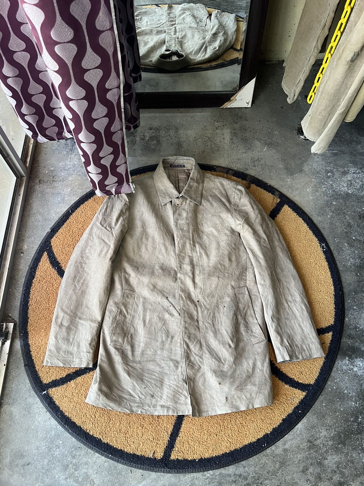 Yohji Yamamoto 🔥Vintage Ined Homme Yohji Yamamoto Suede Jacket Size US S / EU 44-46 / 1 - 2 Thumbnail