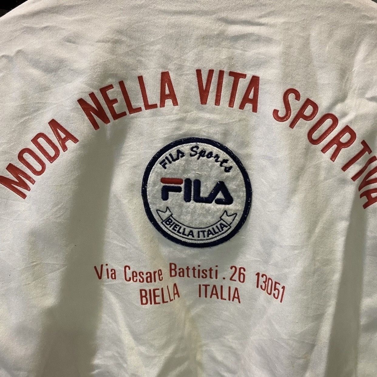 Fila VTG‼️ FILA Moda Nella Vita Sportiva Windbreaker Bomber Jacket Size US M / EU 48-50 / 2 - 5 Thumbnail