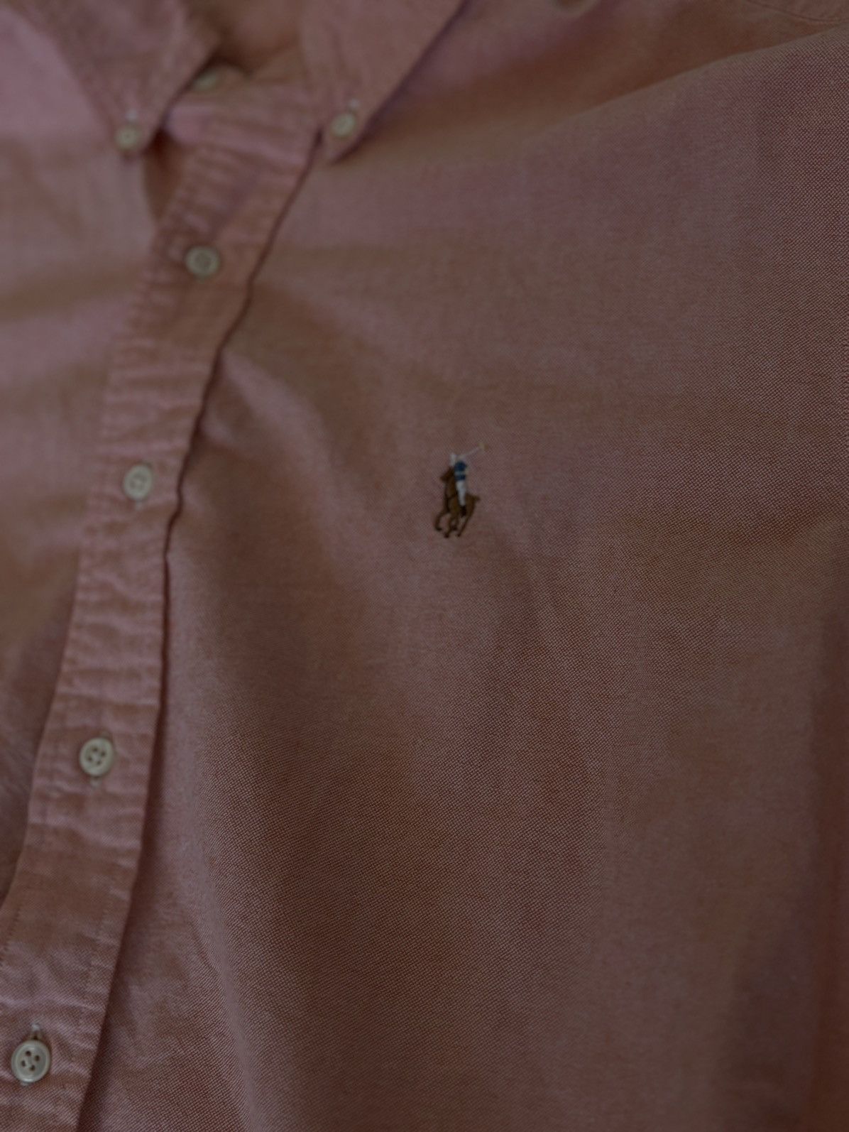 Polo Ralph Lauren × Vintage Pink Polo Ralph Lauren Short Sleeve Button Up Size US L / EU 52-54 / 3 - 2 Thumbnail