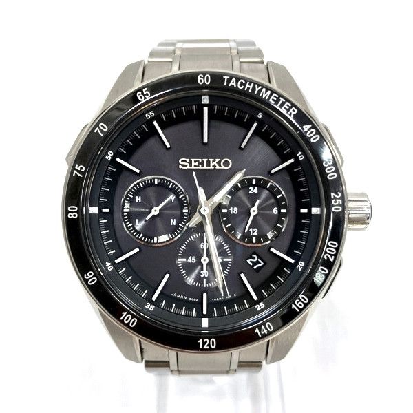 Seiko Seiko Seiko Brightz 8B82 0AP0 Solar Chronograph Watch Metal Other 8B82 0AP0 in Good Condition Grailed