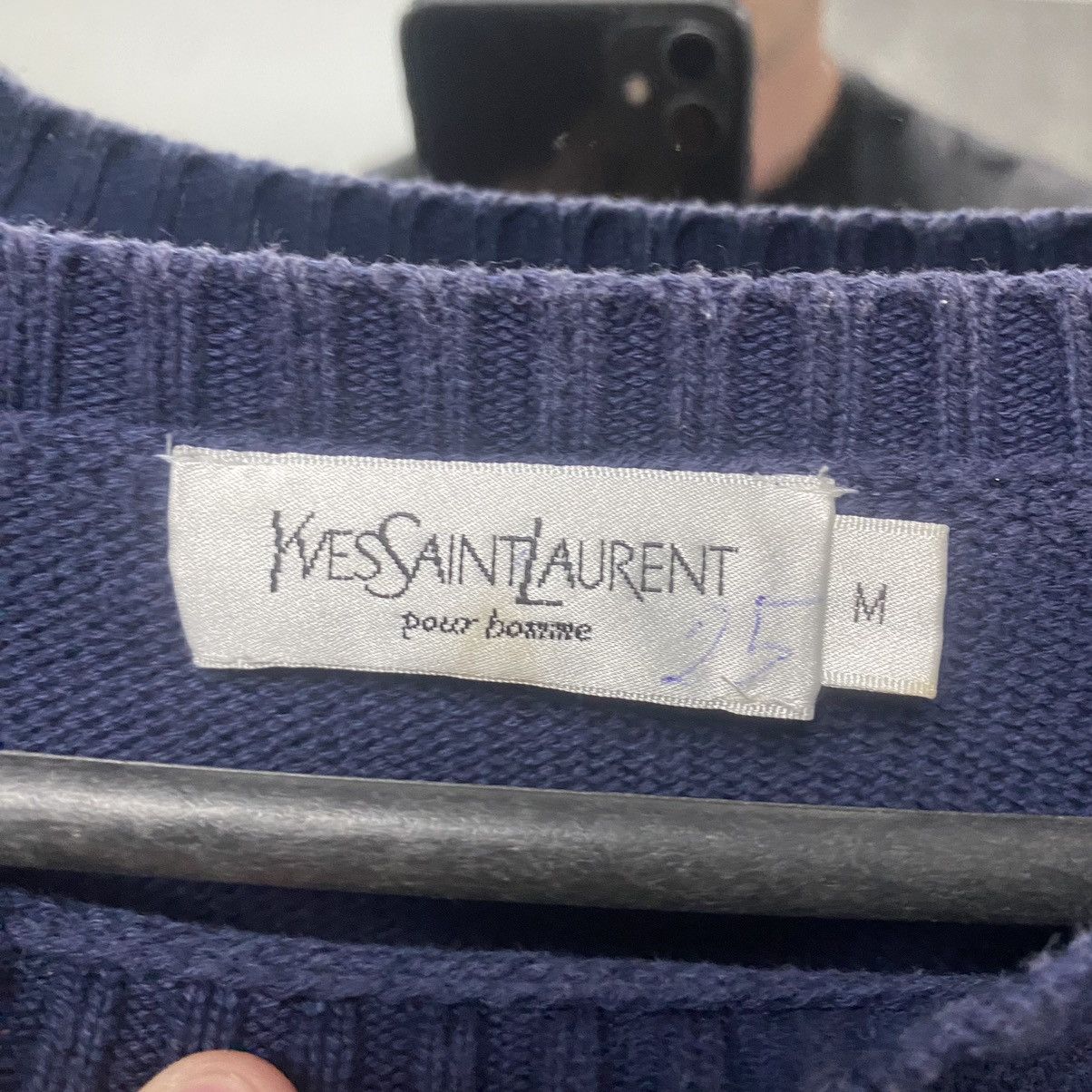 Yves Saint Laurent Vintage Yves Saint Lauren Sweatshirt orb logo Size US M / EU 48-50 / 2 - 5 Thumbnail