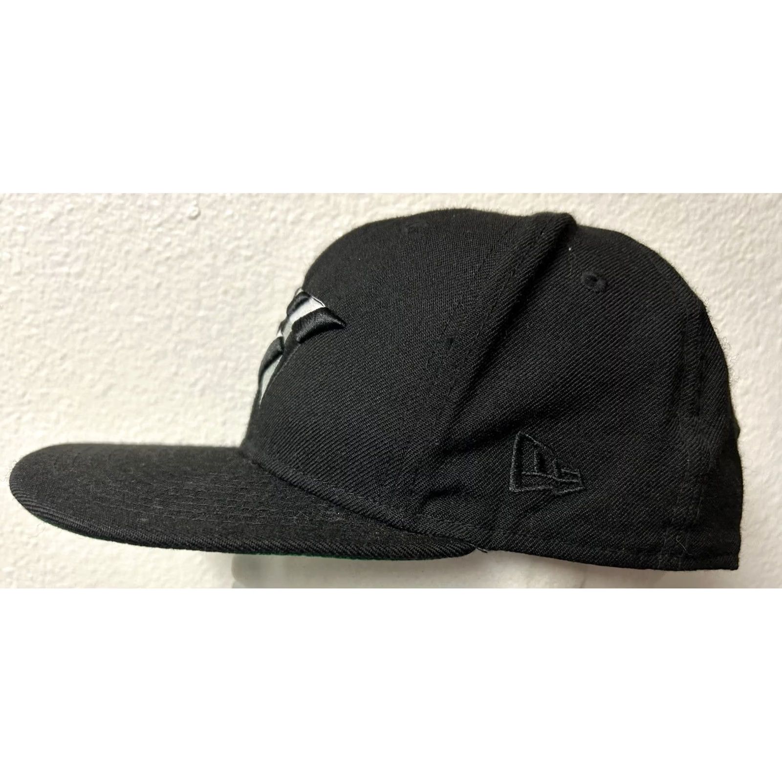 New Era VINTAGE New Era Paper Plane Hat Snapback Adjustable Black Baseball Retro 90s USA Men Size ONE SIZE - 4 Thumbnail