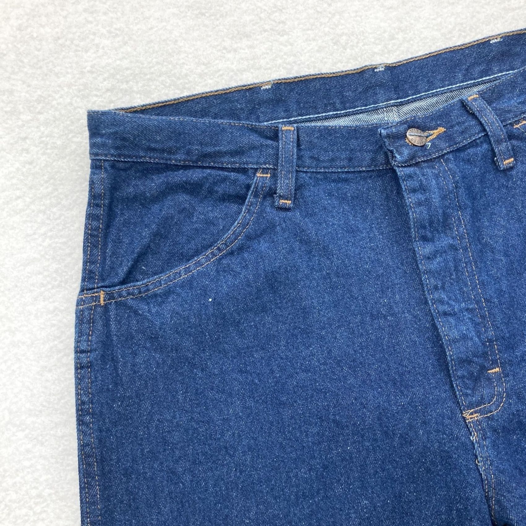 Wrangler Wrangler Rustler Jeans Mens 36x30 Blue Regular Fit Straight Workwear Y2K Denim 5-Pocket Zip Fly Belt Loops ScLos Size US 36 / EU 52 - 4 Thumbnail