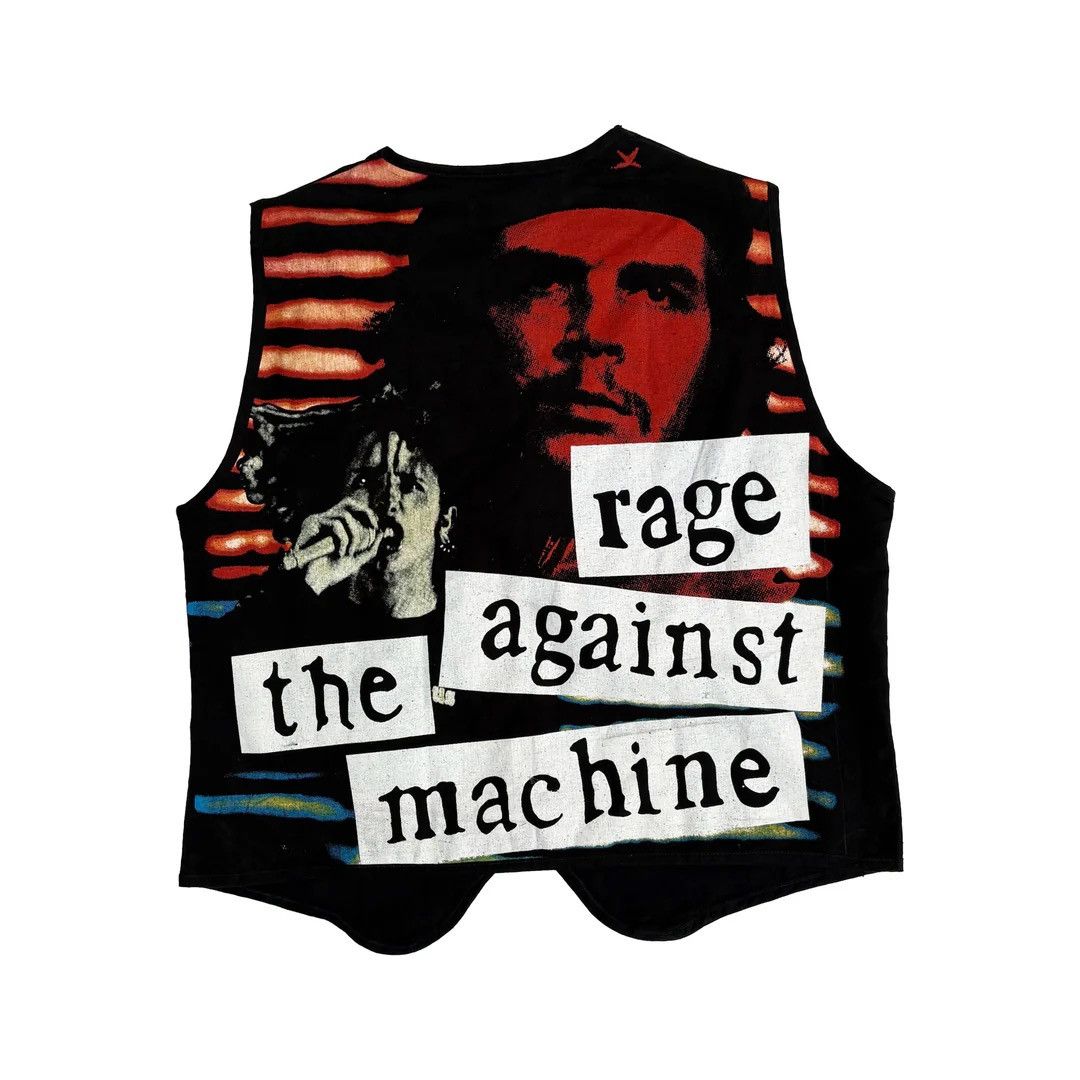 Band Tees Rage Against The Machine 1990 90s Vintage Band Tour Vest Size US L / EU 52-54 / 3 - 2 Thumbnail