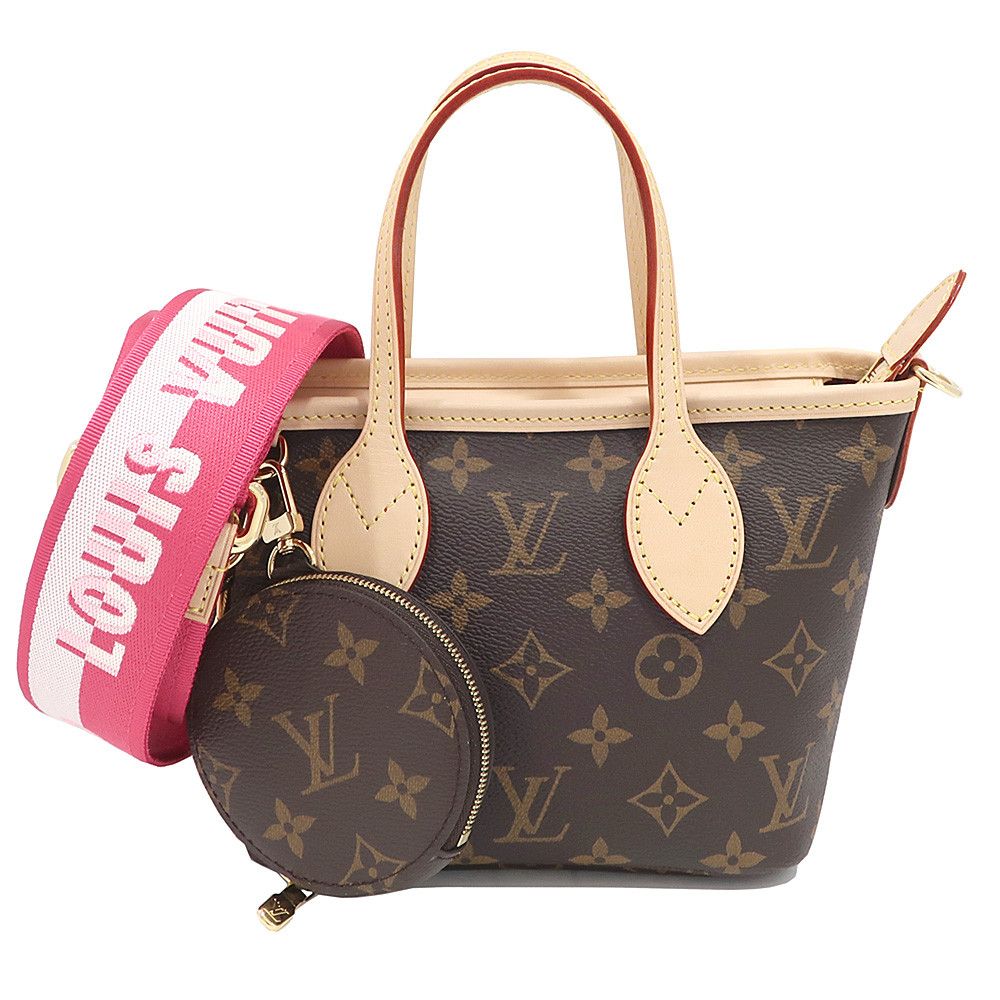 Louis Vuitton Mini Bag Neverfull BB Rose Peony Monogram