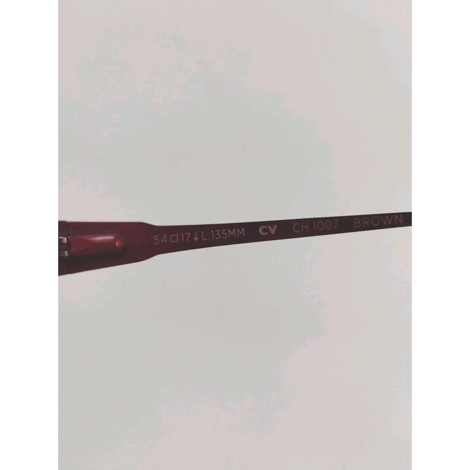 Cole Haan Cole Haan Eyeglasses Frames Brown Maroon / Burgundy CH1007 Size ONE SIZE - 7 Thumbnail