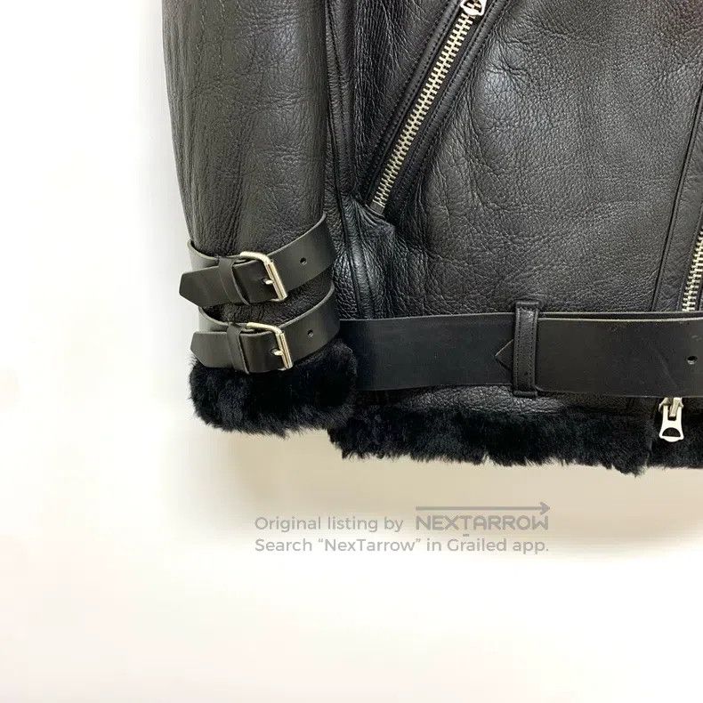 Acne Studios Acne Studios Leather and Fur Biker Jacket Size XXS / US 00 / IT 34 - 7 Thumbnail