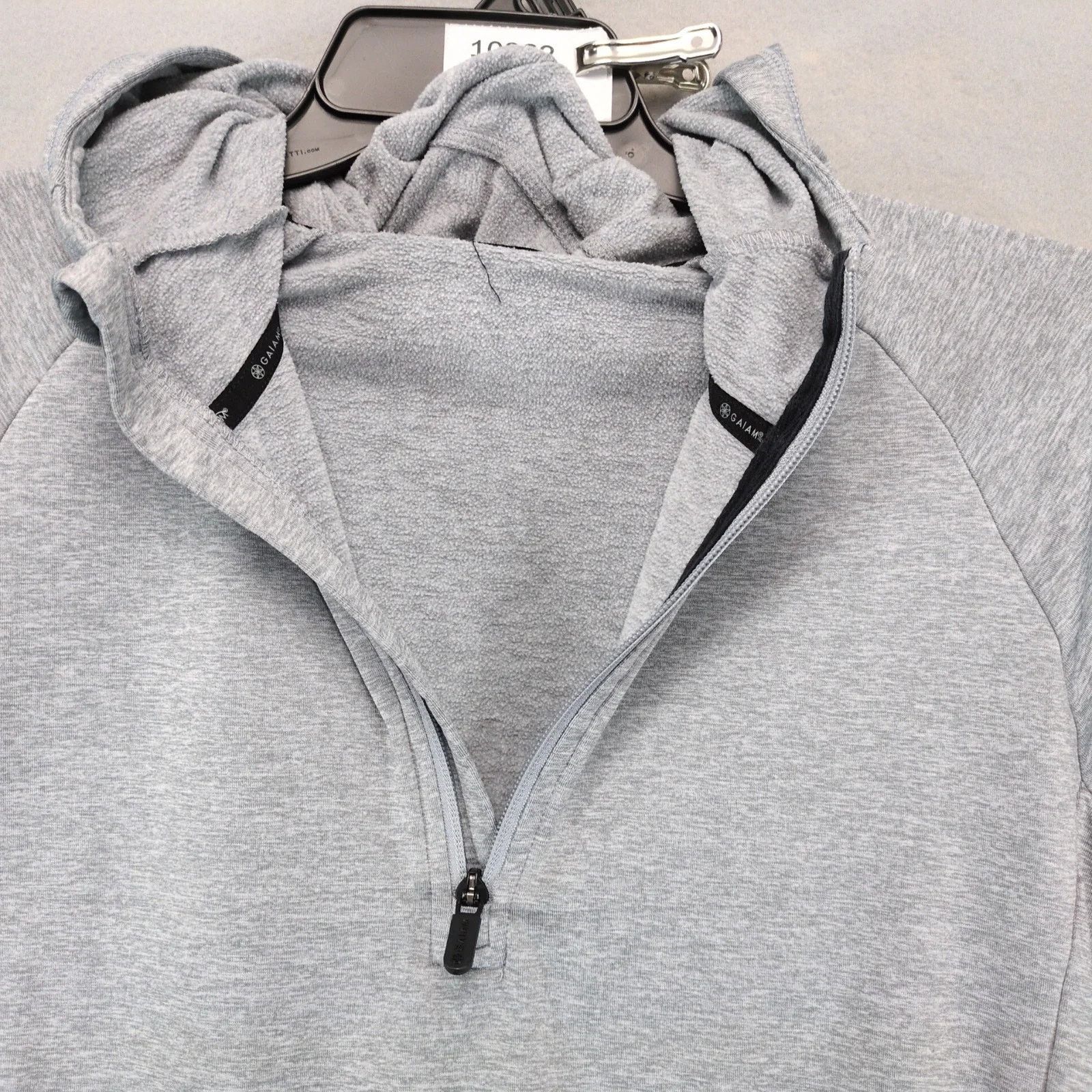 Other Gaiam Time to Train 1/4 Zip Hoodie Mens M Long Sleeve Raglan Size US M / EU 48-50 / 2 - 6 Thumbnail
