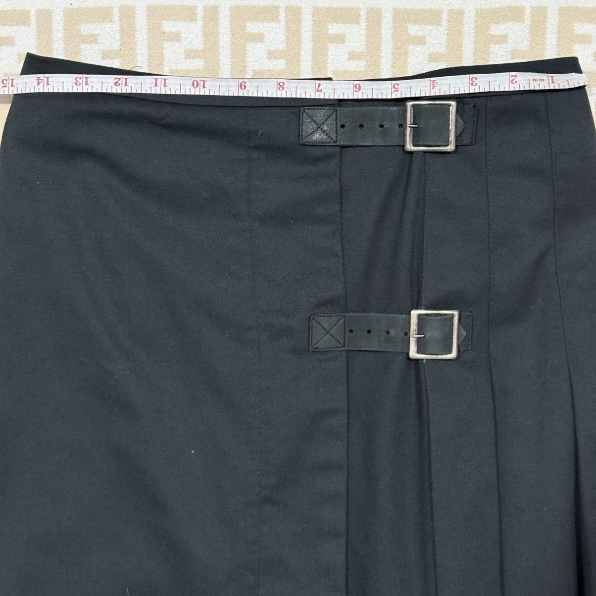 Engineered Garments Vintage Engineered Garments Pleated Midi Skirt Size 30" / US 8 / IT 44 - 9 Thumbnail