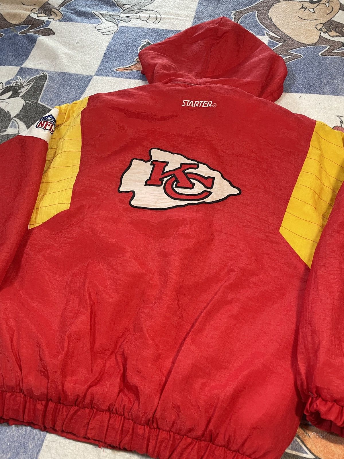 NFL Vintage Kansas City chiefs starter jacket Size US XL / EU 56 / 4 - 5 Thumbnail