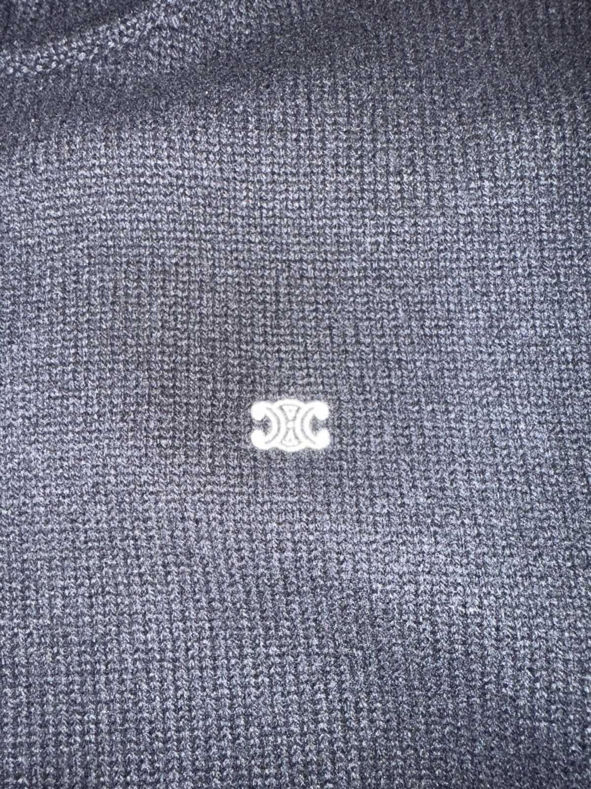 Celine CELINE HOMME Knitted Wool and Cashmere-Blend Hoodie Size US M / EU 48-50 / 2 - 5 Thumbnail