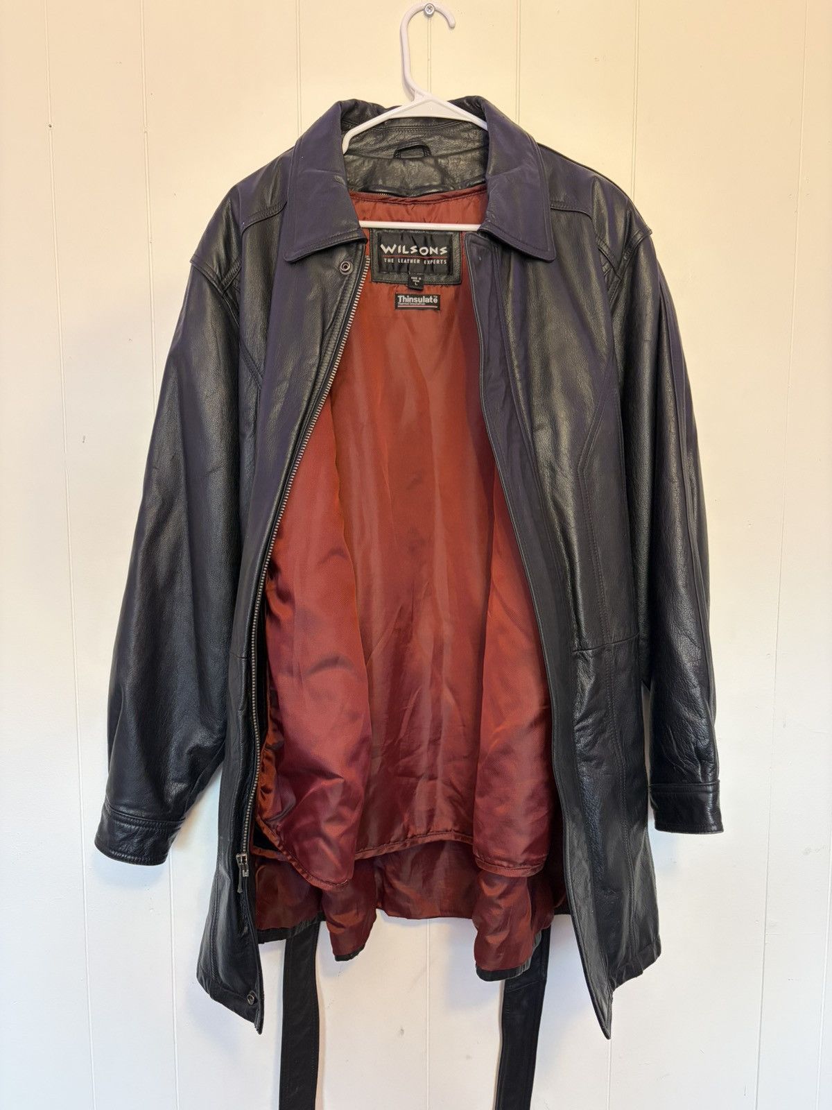 Wilsons Leather Wilsons leather long trench coat Size US L / EU 52-54 / 3 - 4 Thumbnail