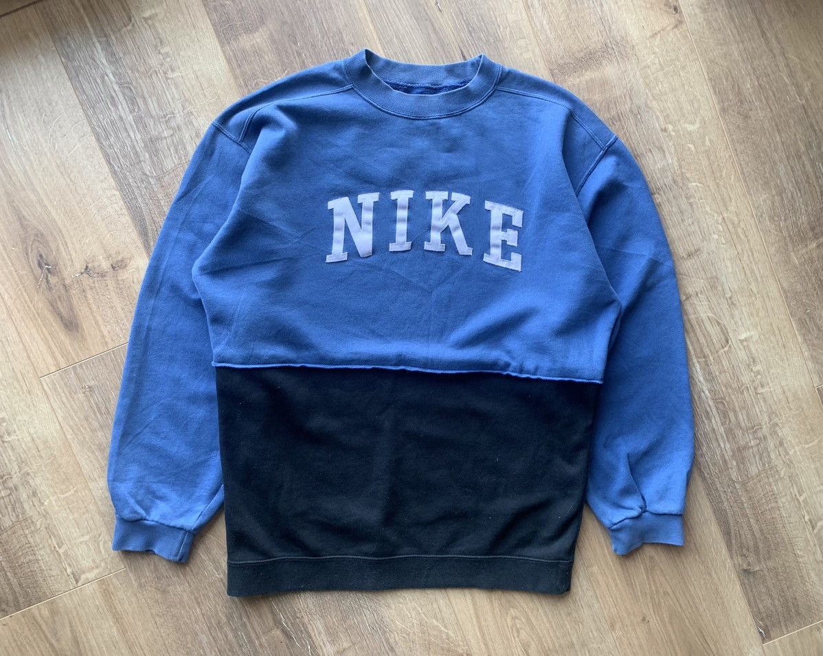 Vintage Vintage Nike big logo sweatshirt Size US S / EU 44-46 / 1 - 1 Thumbnail
