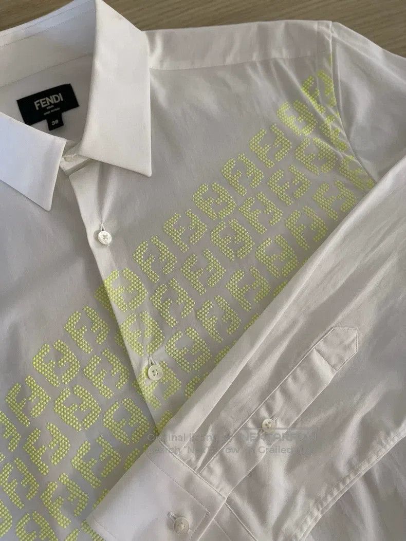 Fendi Fendi White beaded shirt Size XS / US 0-2 / IT 36-38 - 4 Thumbnail