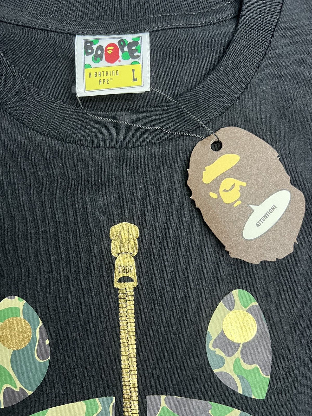 Bape Bape ABC Camo Shark T-Shirt Size US L / EU 52-54 / 3 - 4 Thumbnail