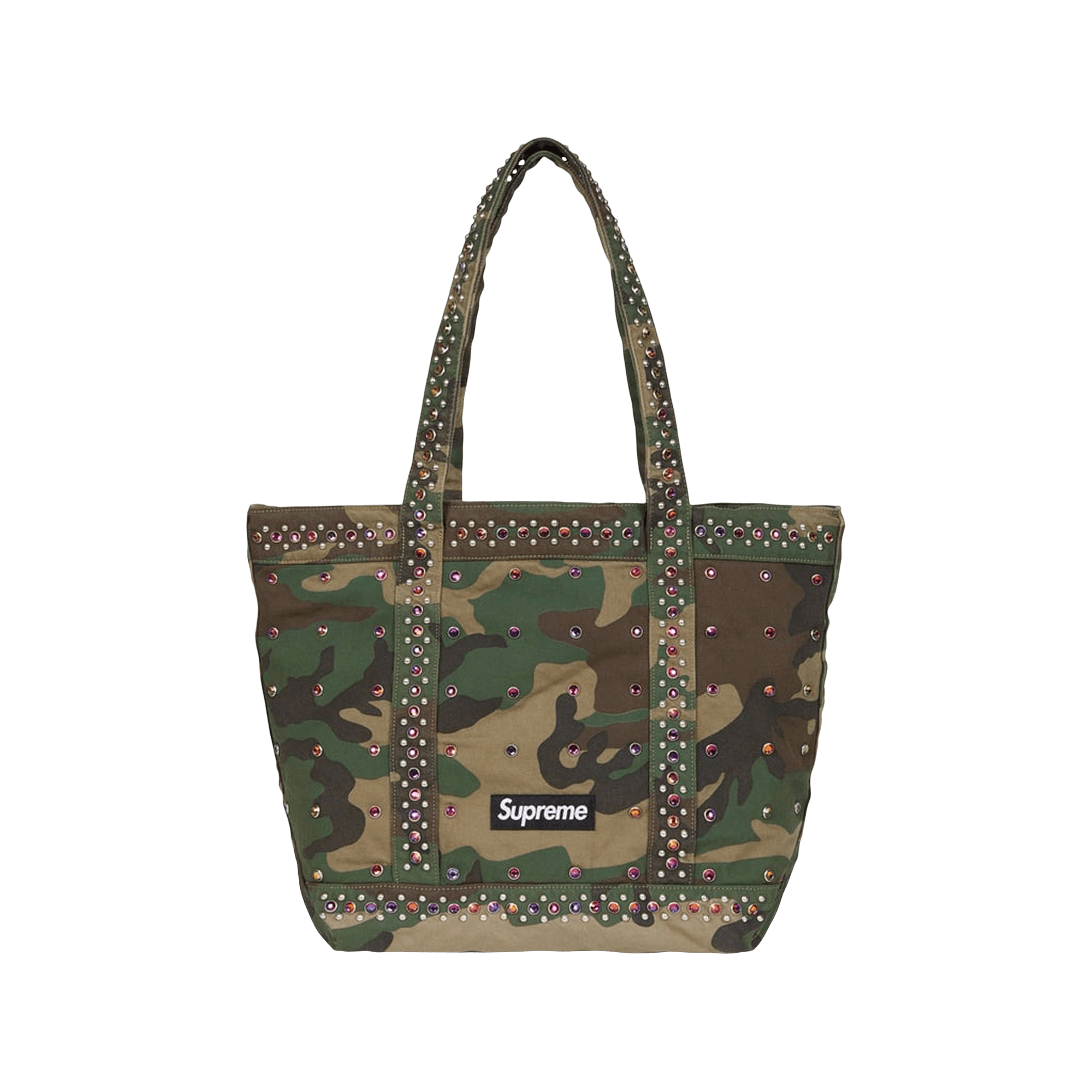 Supreme supreme denim Fuck Tote bag | Grailed