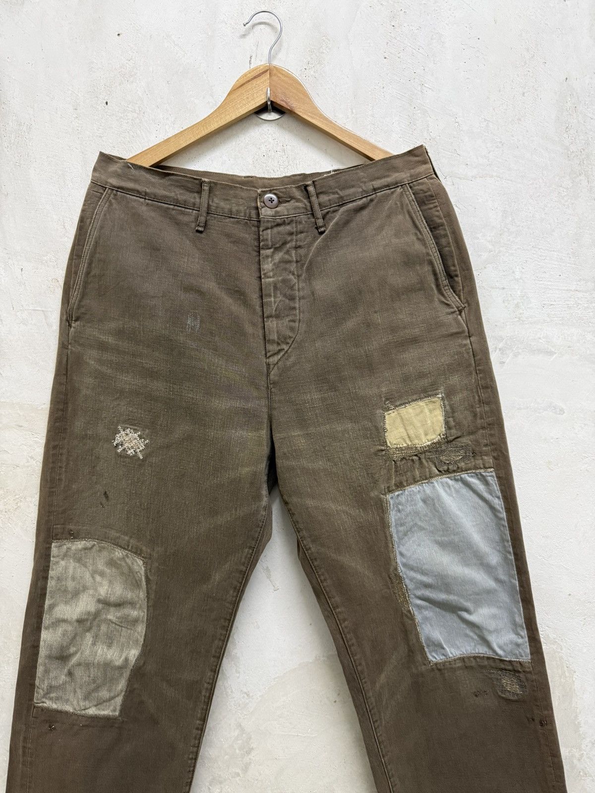 Kapital Kapital Katsuragi Port Sashiko Baggy Sun Faded Pants Size US 34 / EU 50 - 3 Thumbnail