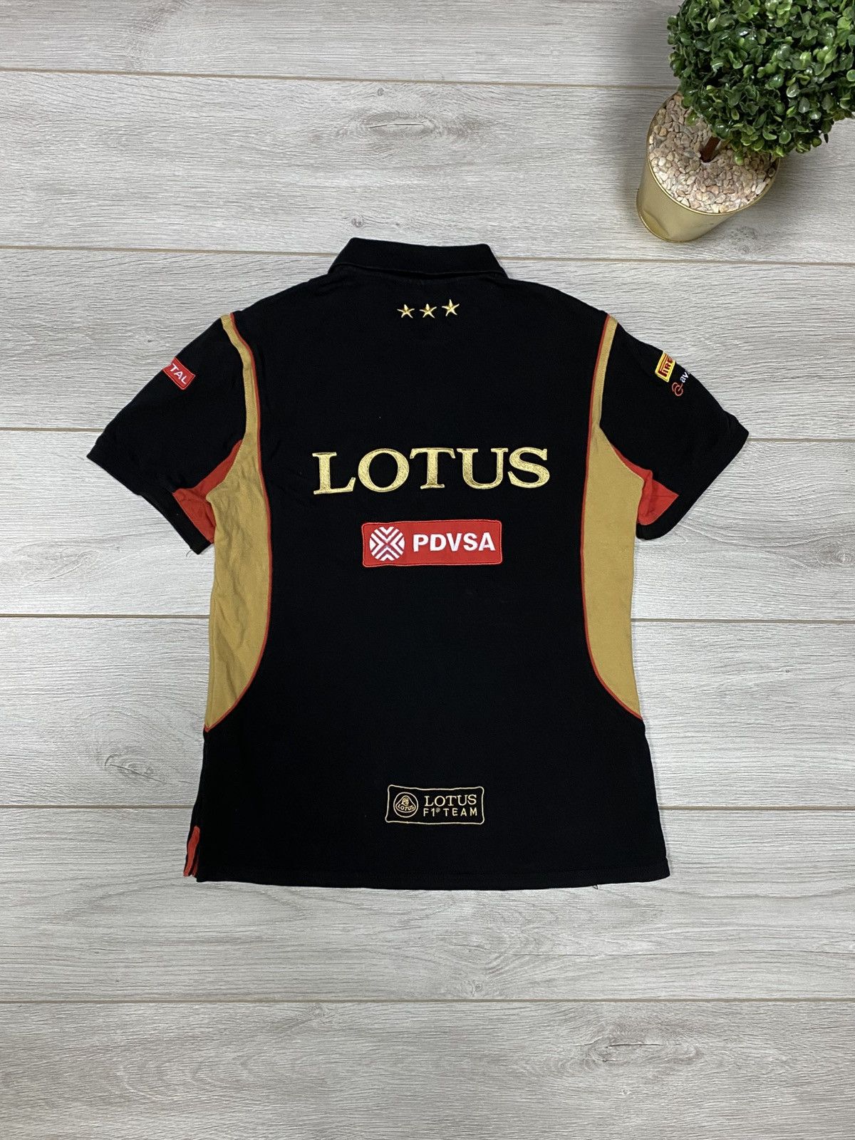 Vintage Lotus F1 formula racing polo Size US L / EU 52-54 / 3 - 2 Thumbnail