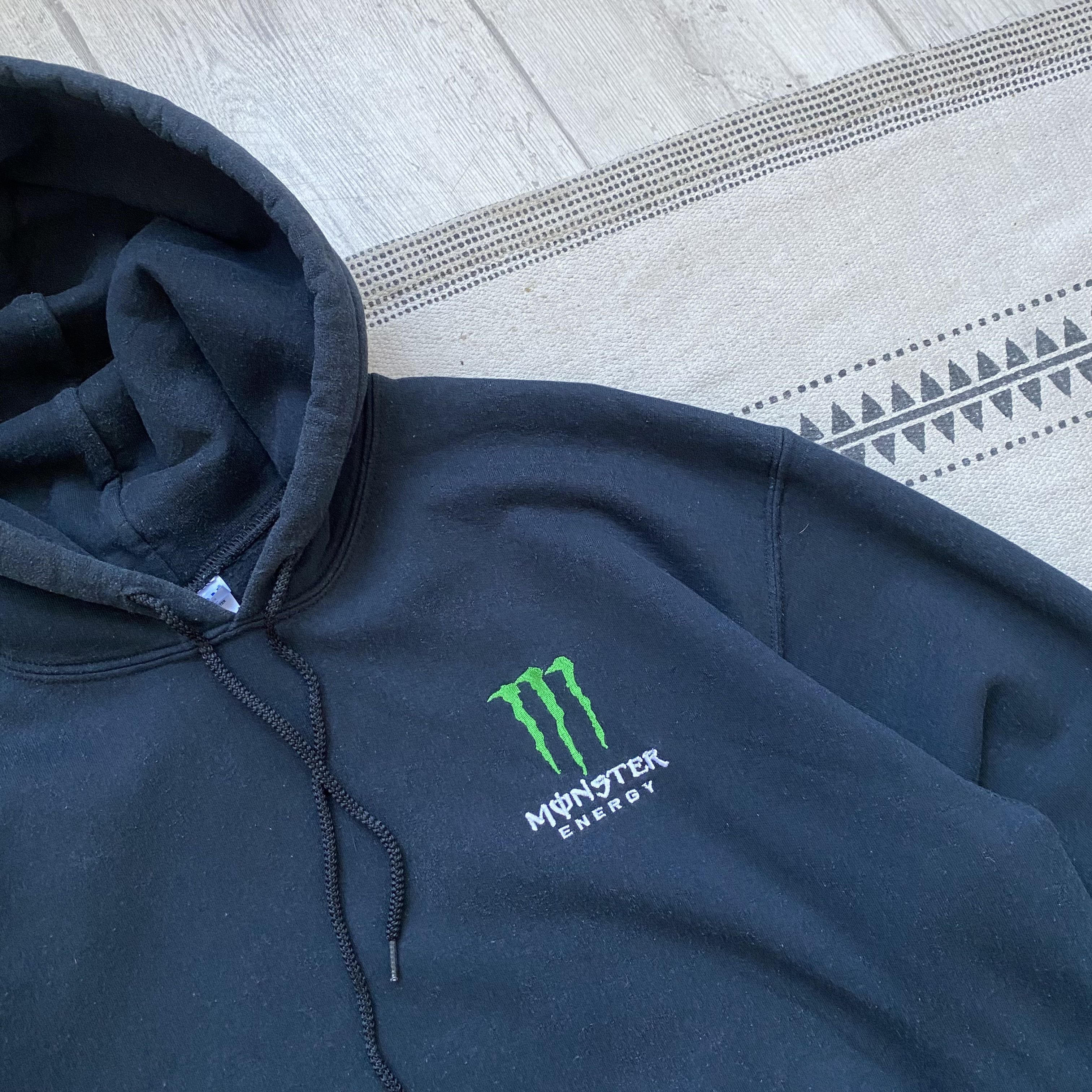 Fox Racing 🏍️ Vintage Racing Monster Energy Hoodie Y2K big logo Size US L / EU 52-54 / 3 - 6 Thumbnail
