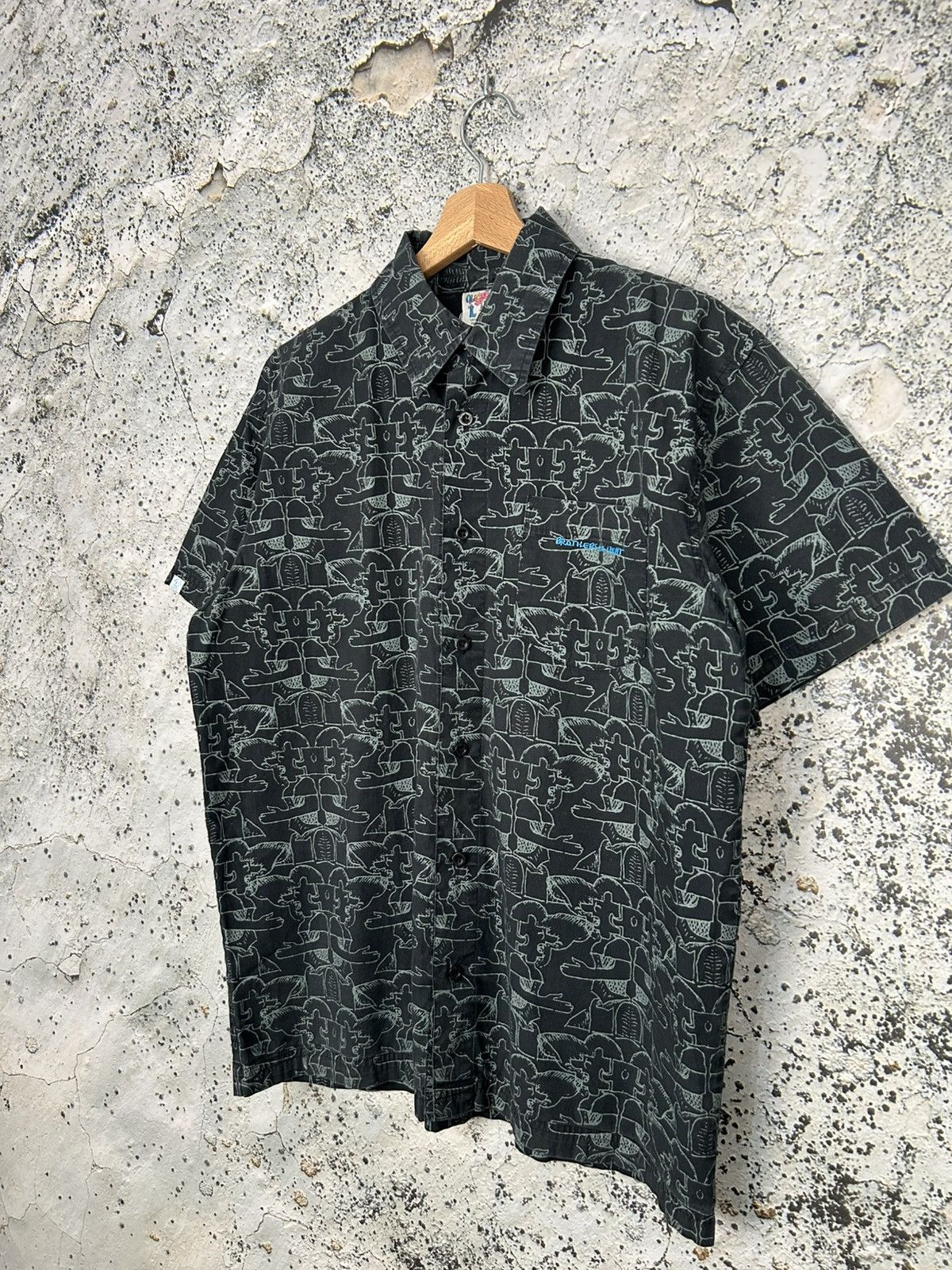 Vintage Vintage Cliche Skateboarding Shirt Streetwear Rap Baggy Size US L / EU 52-54 / 3 - 2 Thumbnail