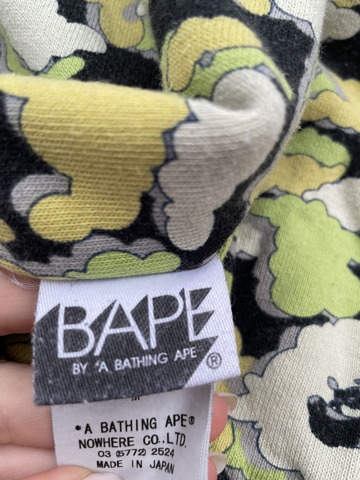 Bape × Kaws bape x kaws reversible cloud camo crewneck Size US M / EU 48-50 / 2 - 5 Thumbnail