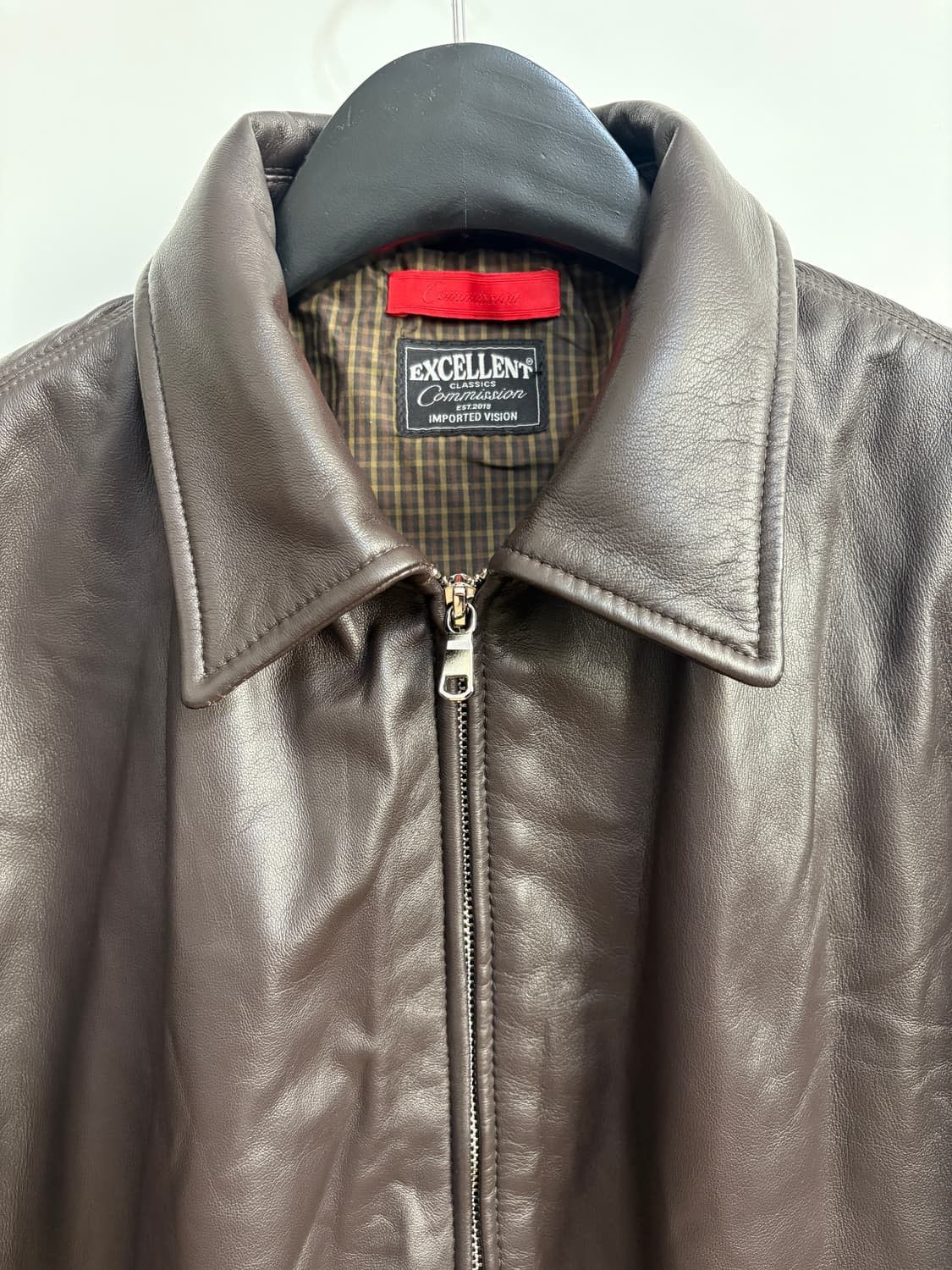 Commission Garrison Leather Jacket Brown Size US M / EU 48-50 / 2 - 2 Thumbnail